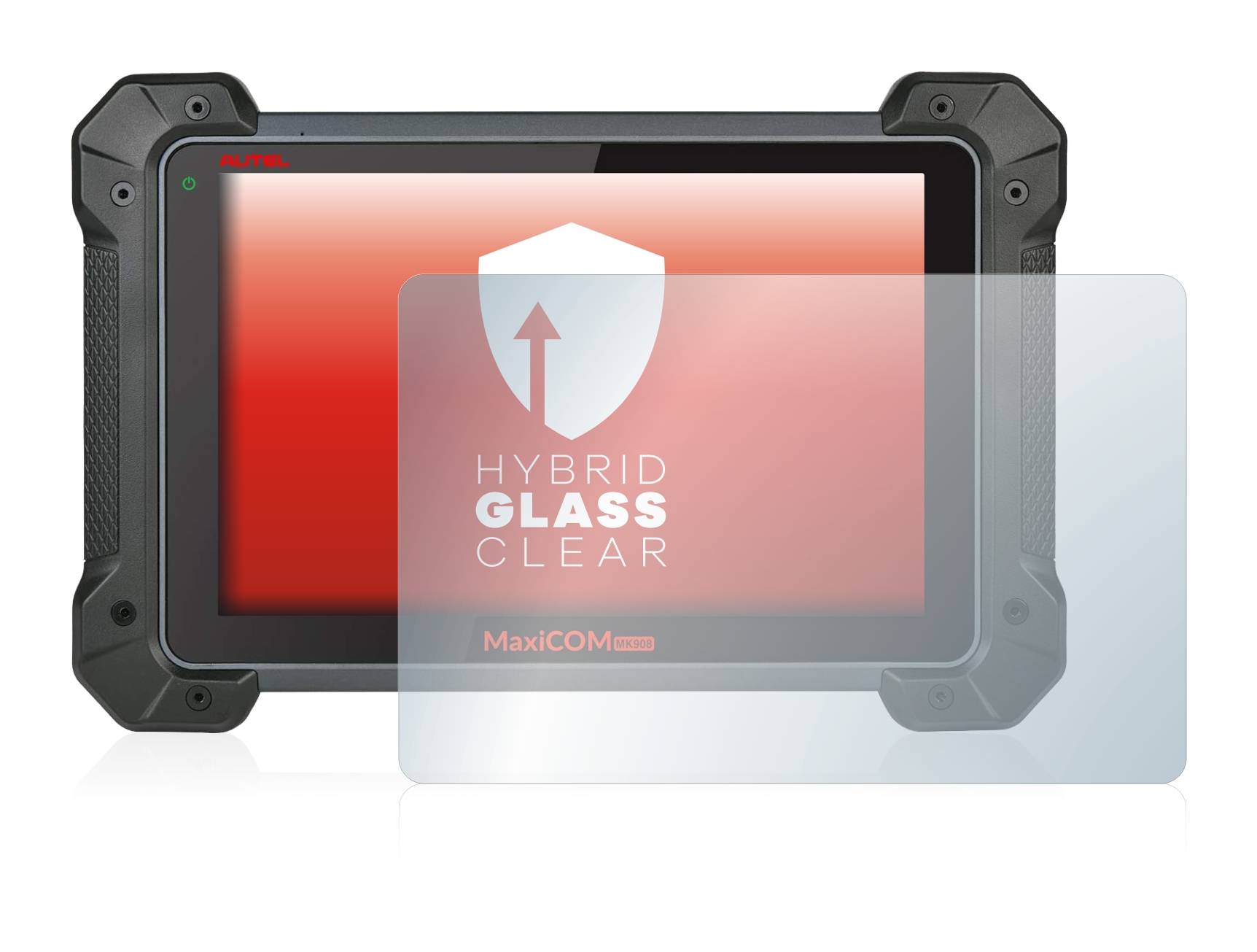 upscreen Hybrid Glas Panzer-Folie für Autel MK908
