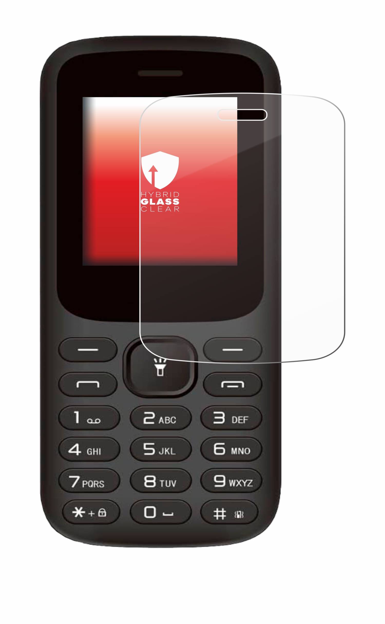 upscreen Hybrid Glas Schutz-Folie für MP myPhone Fusion