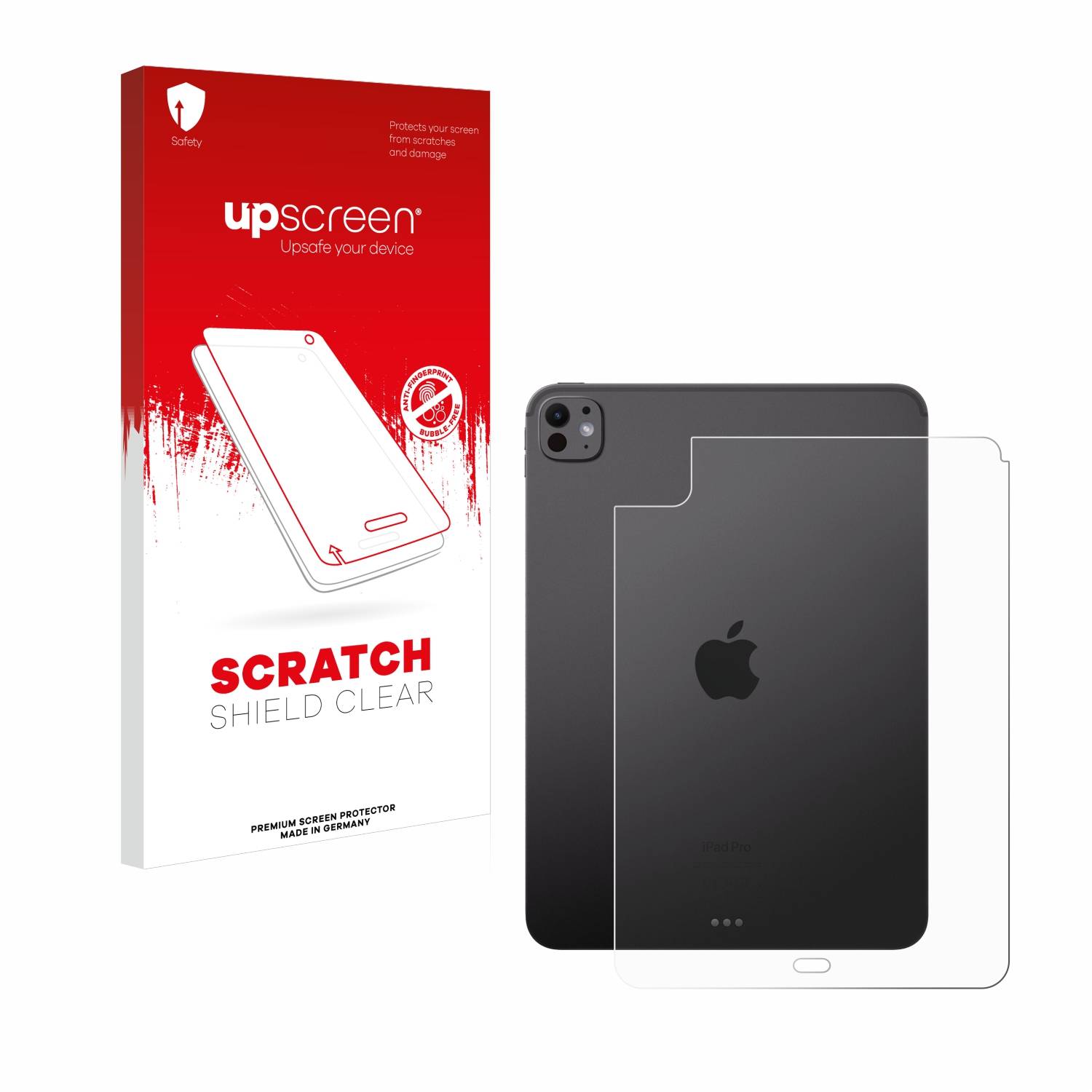 upscreen Scratch Shield Schutzfolie für Apple iPad Pro 11 WiFi Cellular 2024 (Rückseite)