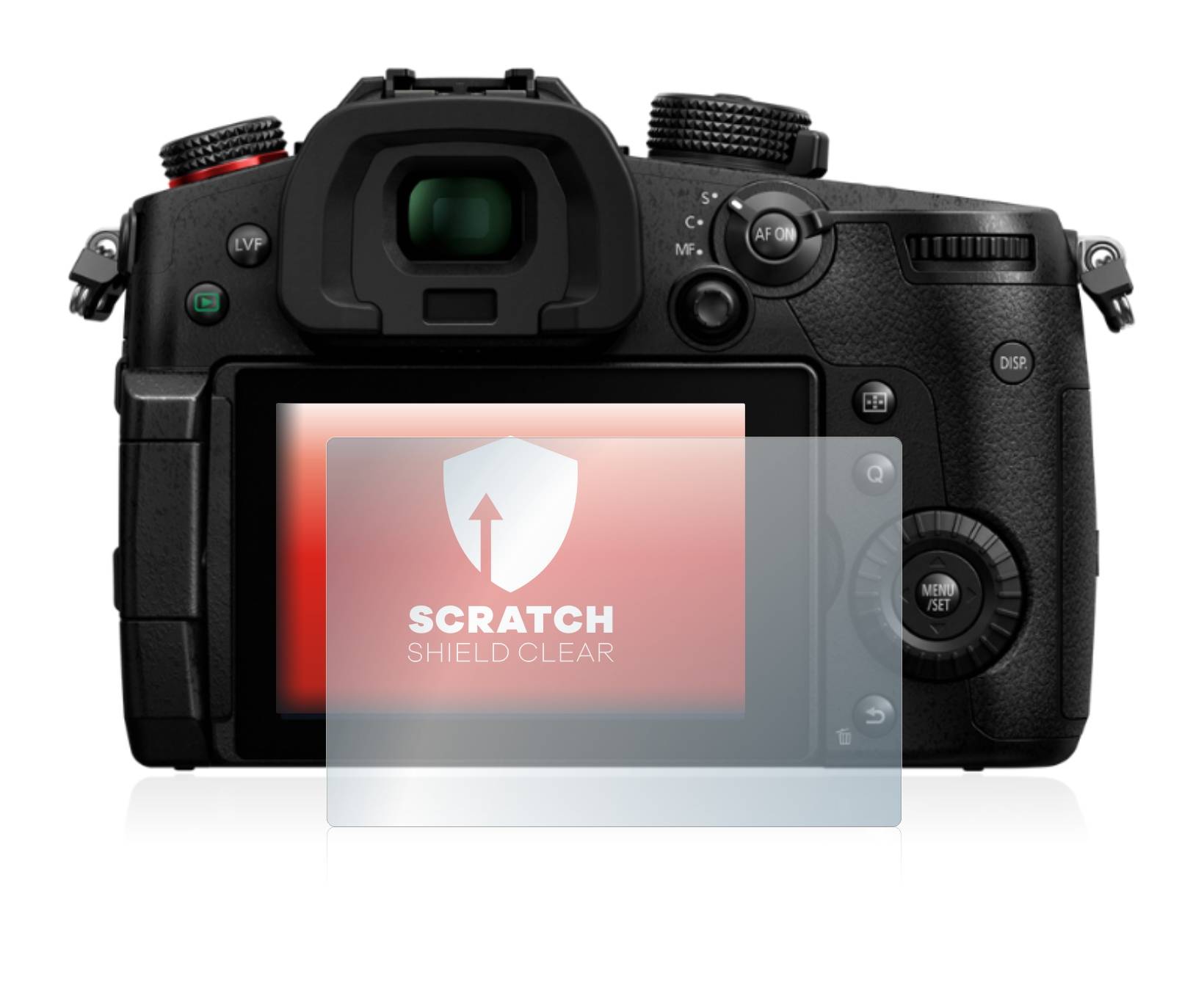 upscreen Schutzfolie für Panasonic Lumix DC-GH5 II Kratzschutz Anti-Fingerprint Klar
