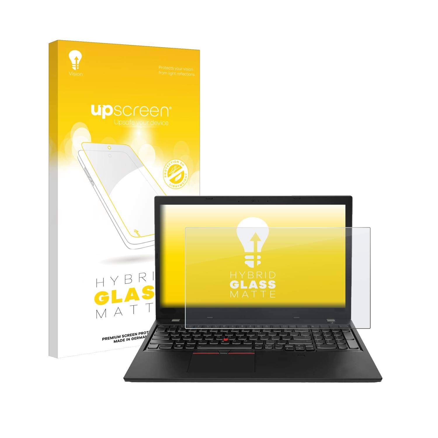upscreen Hybrid Glas Matt Panzer-Folie für Lenovo ThinkPad L580