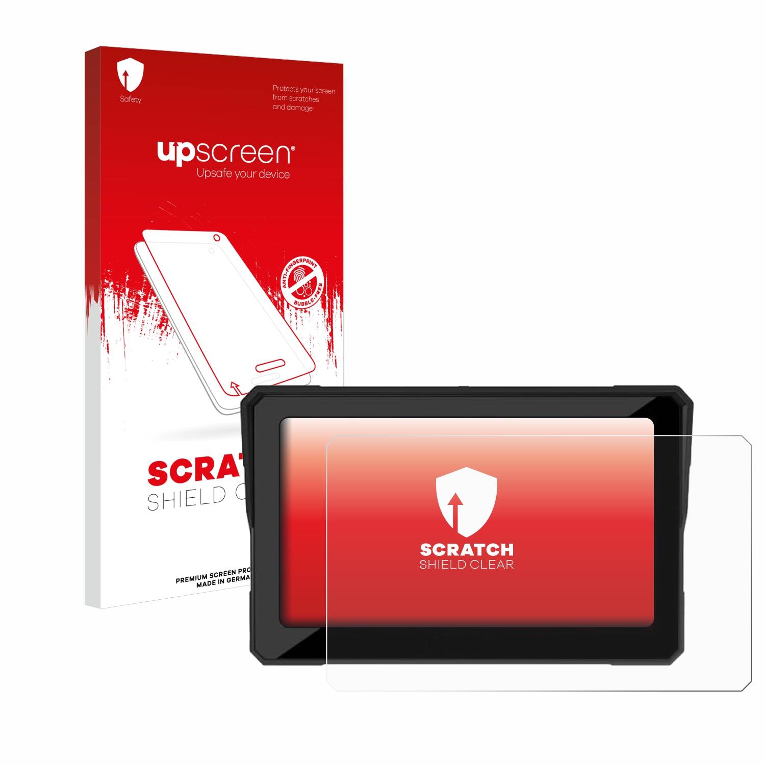 upscreen Schutzfolie für Carpuride W702 7" Kratzschutz Anti-Fingerprint Klar