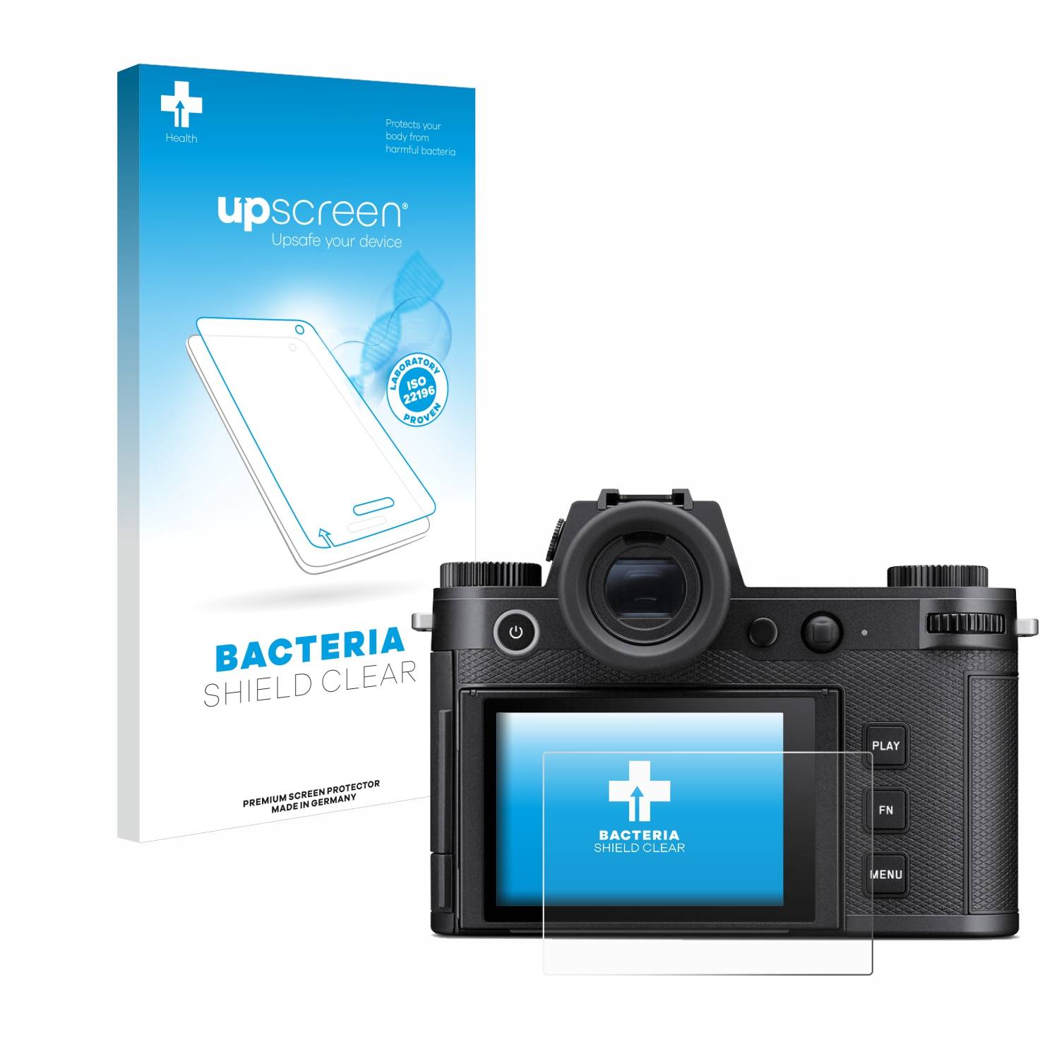 upscreen Bacteria Shield Schutzfolie für Leica SL3 - Antibakteriell