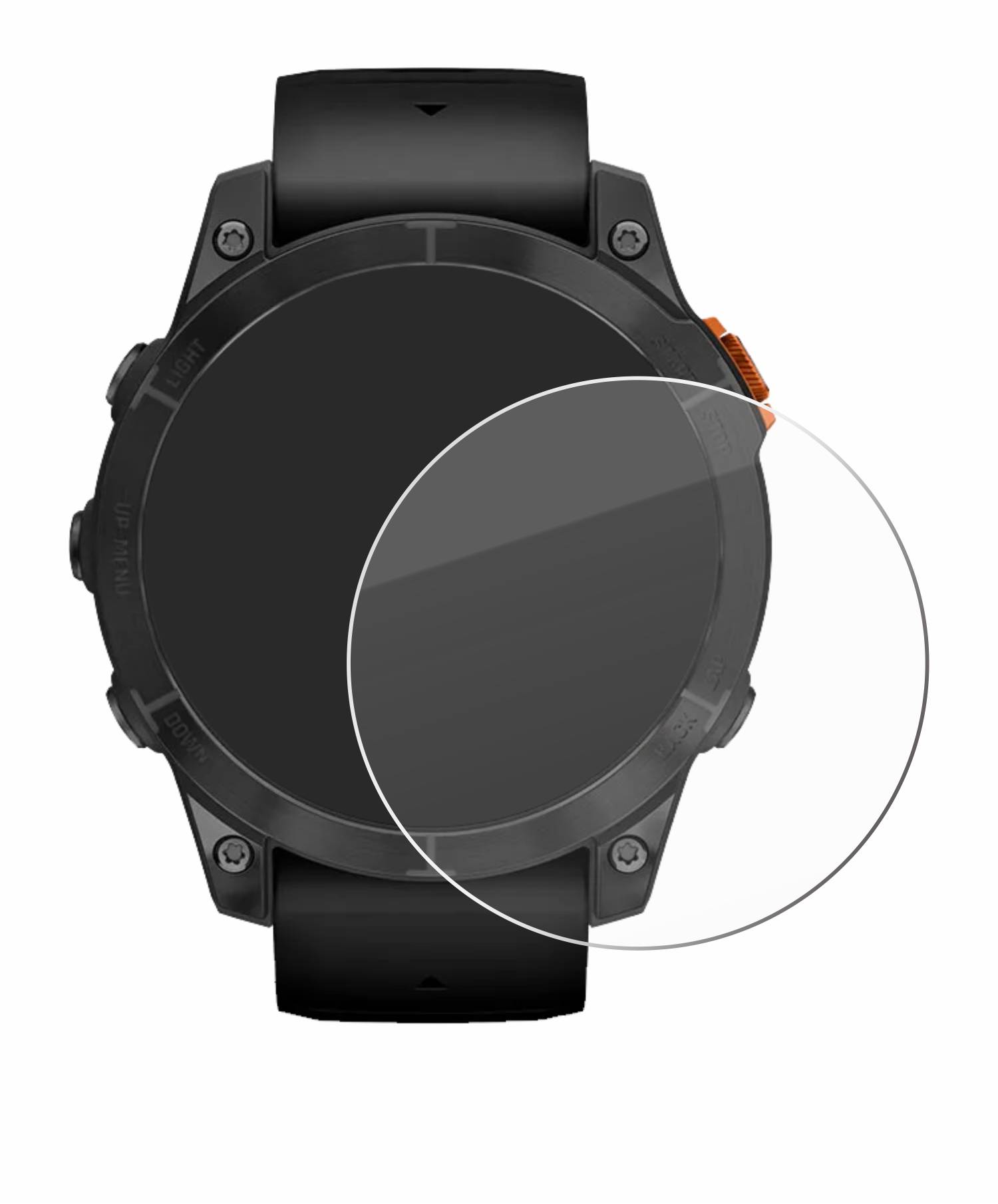 Savvies Clear Schutzglas für Garmin Fenix 7 Pro Solar (47 mm)