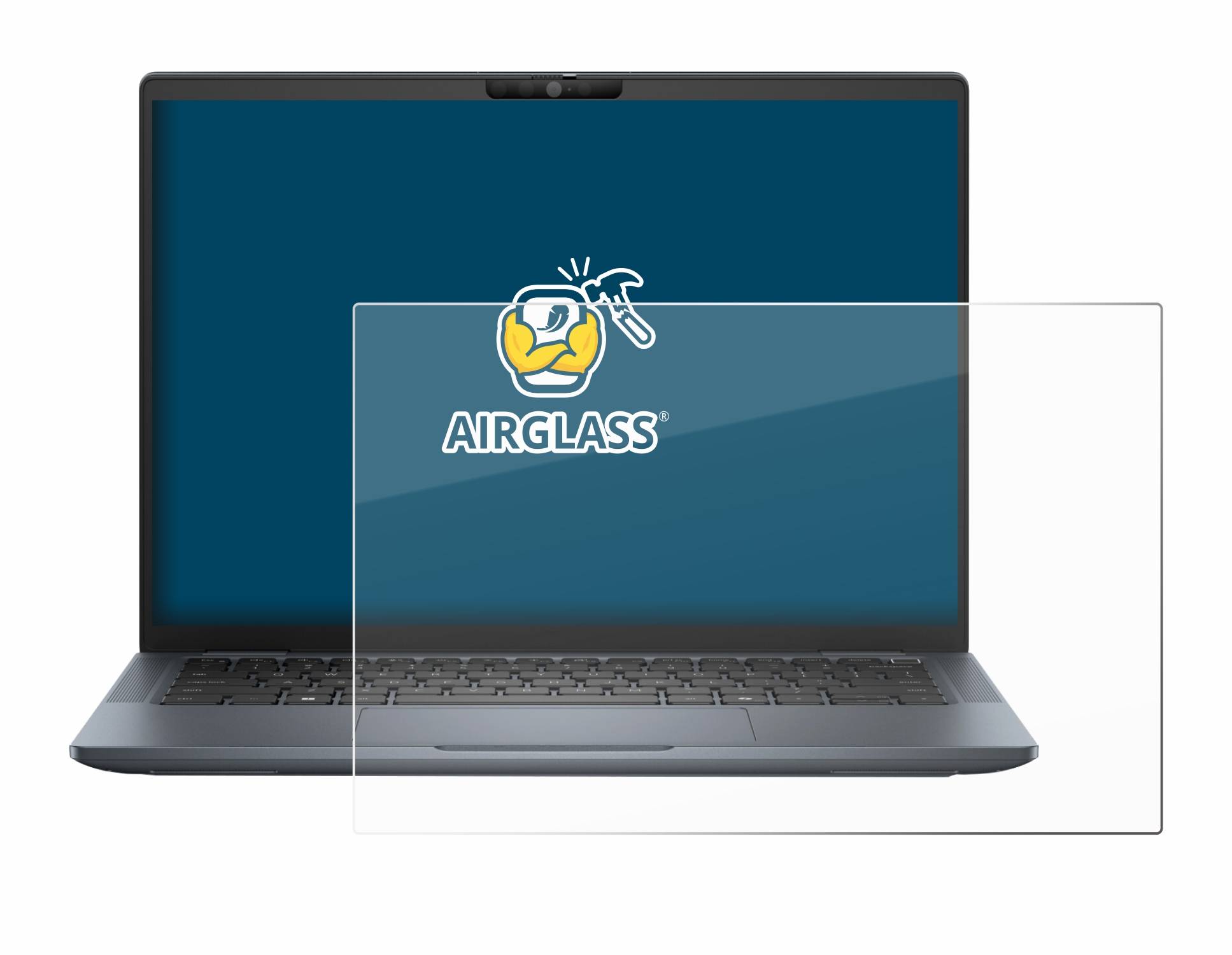 BROTECT AirGlass Flexible Schutz Glas Folie für Dell Latitude 7350 Laptop Klar Transparent