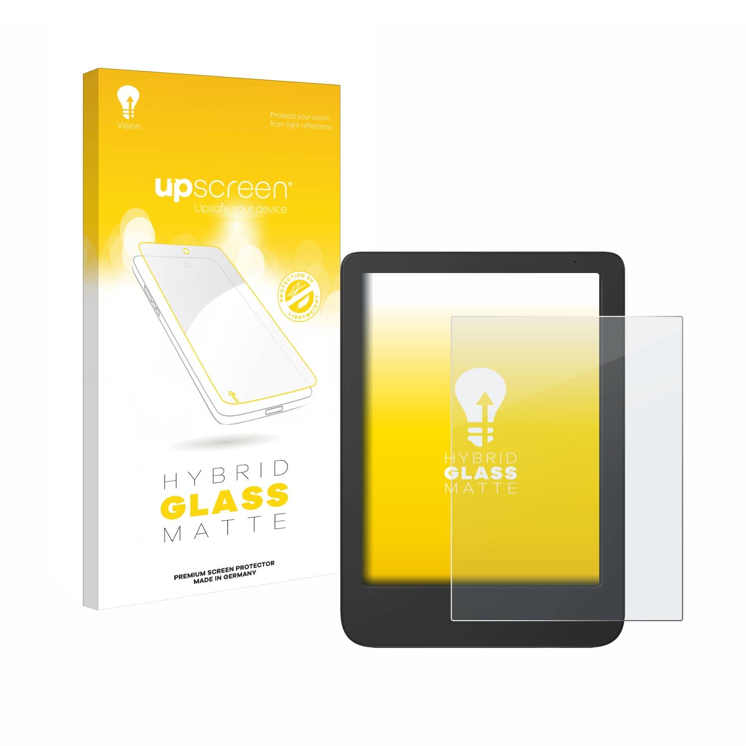 upscreen Flexible Schutz Glas Folie für Tolino Shine 5 Color 2024 Schutzglas 9H Hybridglas Matt Entspiegelt