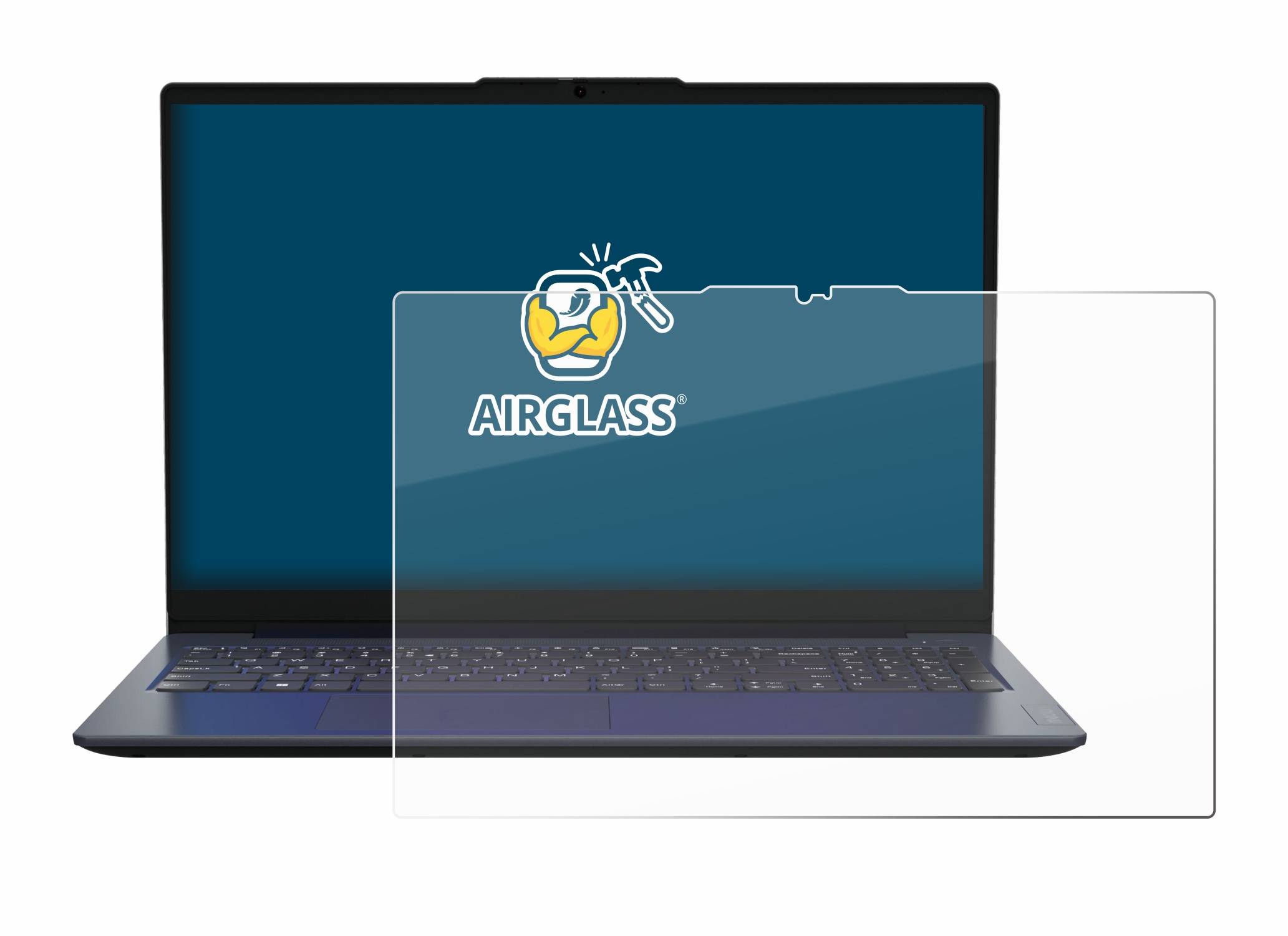 BROTECT AirGlass Glas Schutz-Folie für MEDION E15235 15.6 - Schutzglas