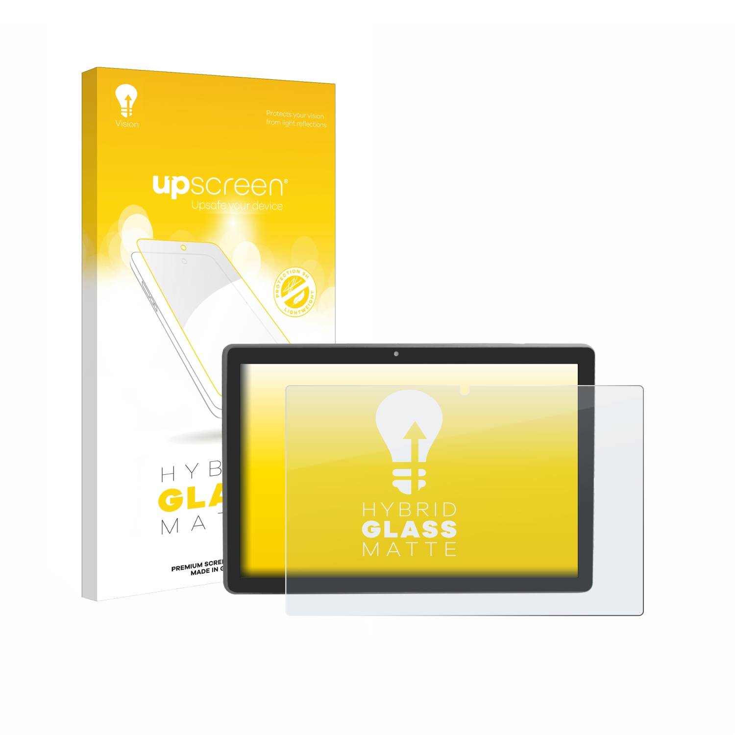 upscreen Flexible Schutz Glas Folie für Majestic Tab-912 4G Schutzglas 9H Hybridglas Matt Entspiegelt