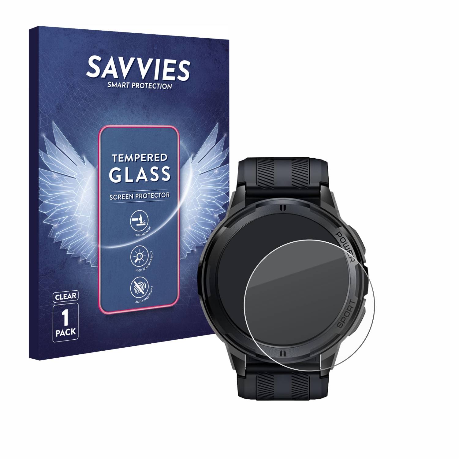 Savvies Clear Schutzglas für Oukitel BT10 1.43