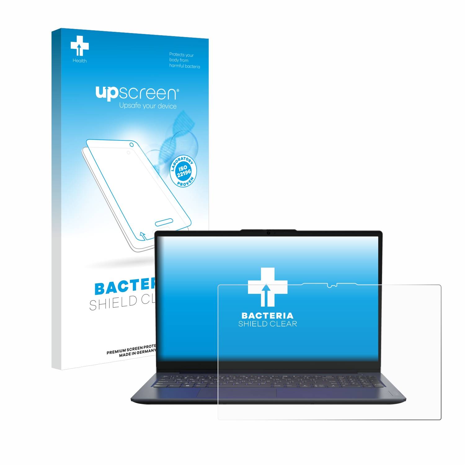 upscreen Bacteria Shield Schutzfolie für MEDION E15235 15.6 - Antibakteriell