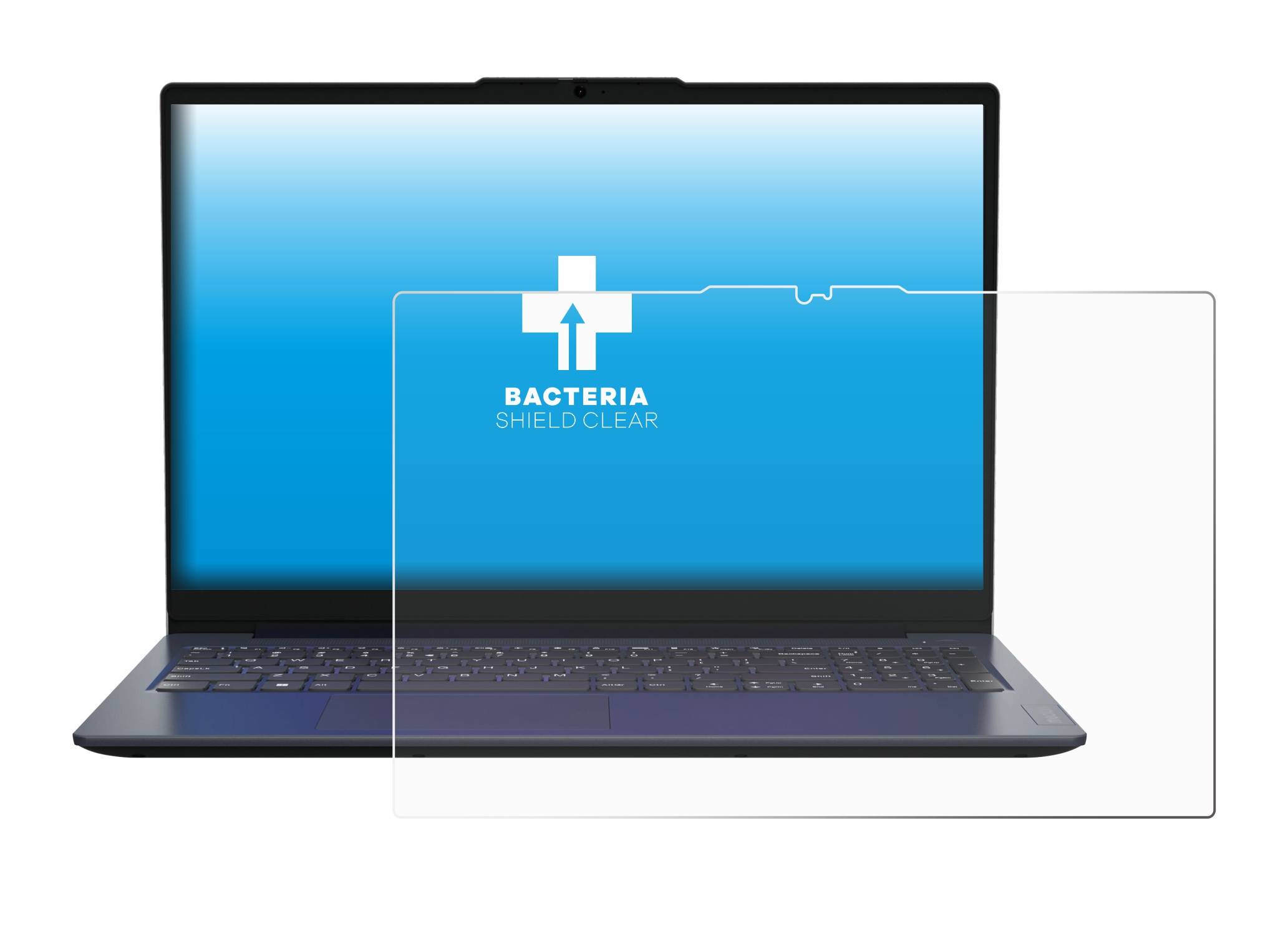 upscreen Bacteria Shield Schutzfolie für MEDION E15235 15.6 - Antibakteriell
