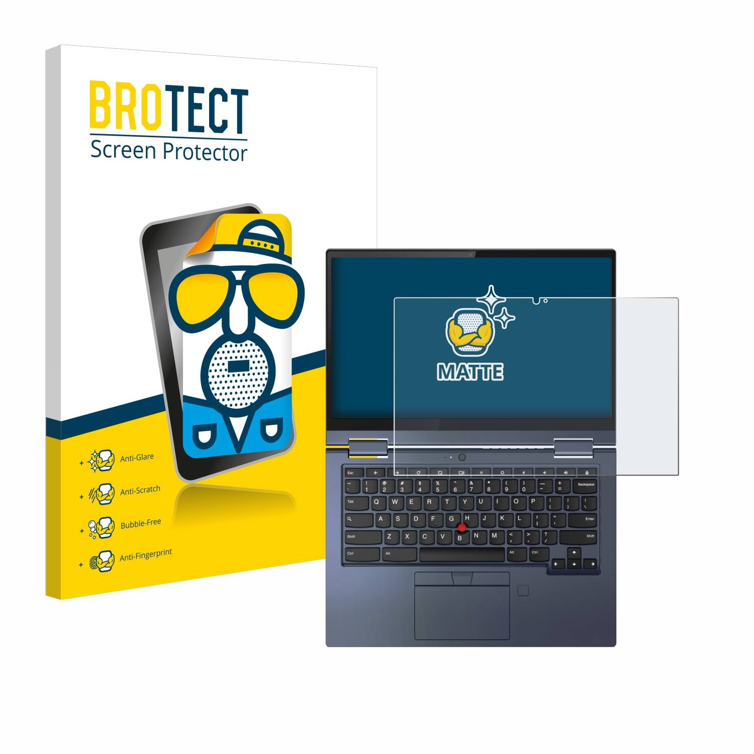 BROTECT Entspiegelungs-Folie für Lenovo ThinkPad C13 Yoga Gen 1