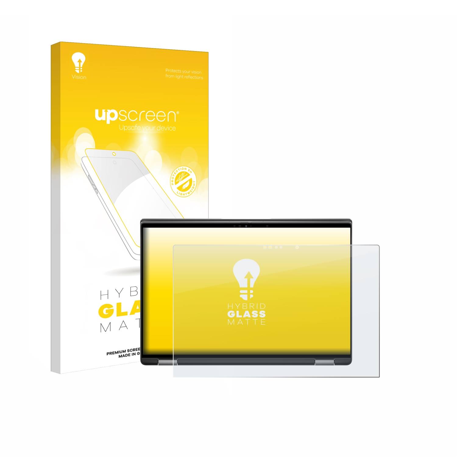 upscreen Hybrid Glas Matt Schutz-Folie für Dell Latitude 7440 2-in-1
