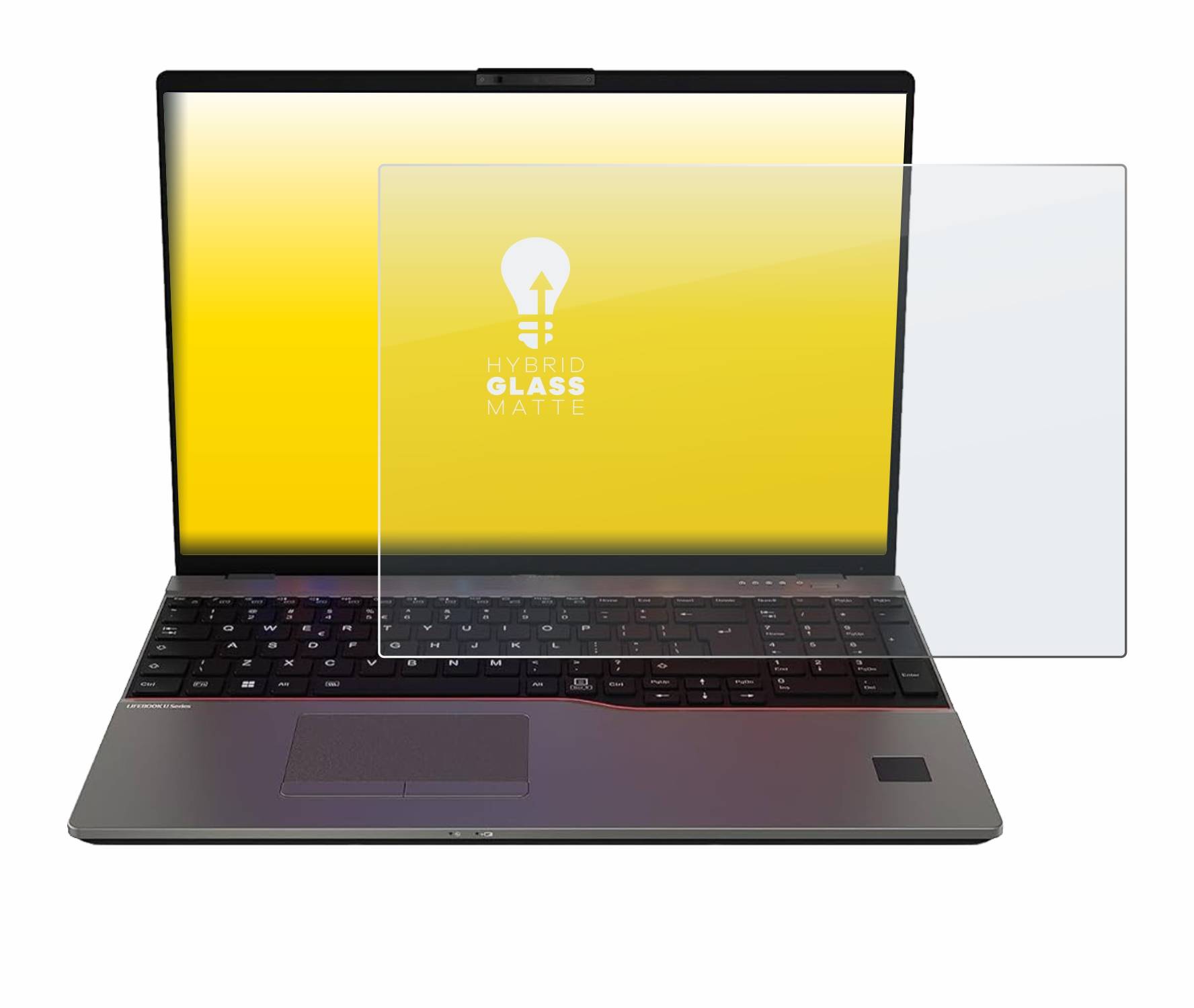 upscreen Hybrid Glas Matt Panzer-Folie für Fujitsu Lifebook U7413