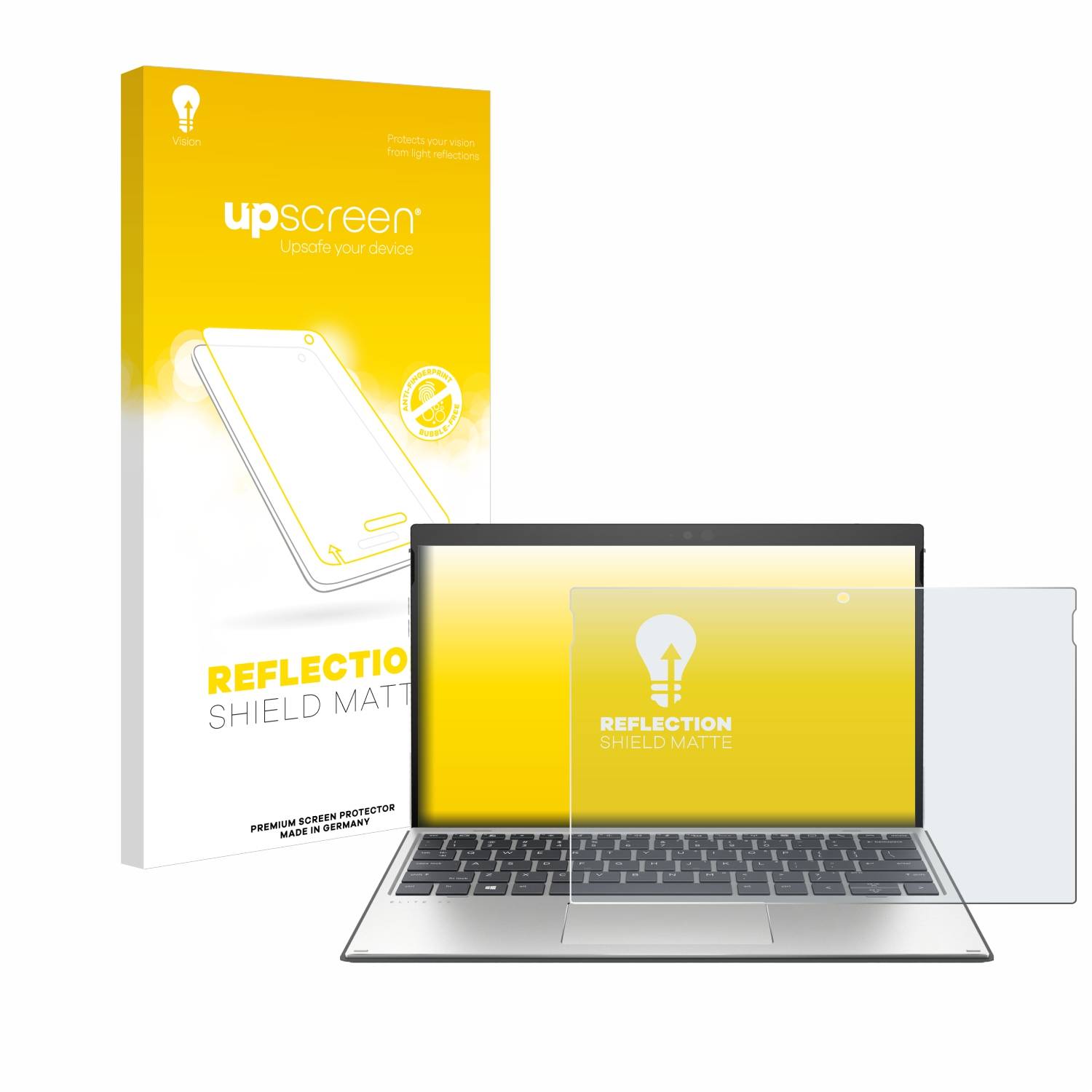 upscreen Reflection Shield Matt Schutzfolie für HP Elite x2 G4