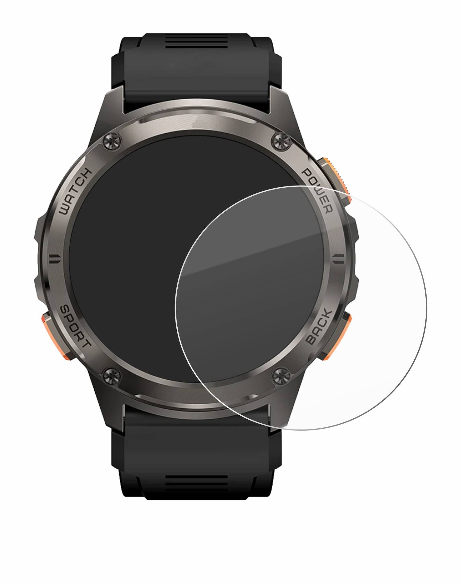 upscreen Hybrid Glas Schutz-Folie für Kospet Tank T3