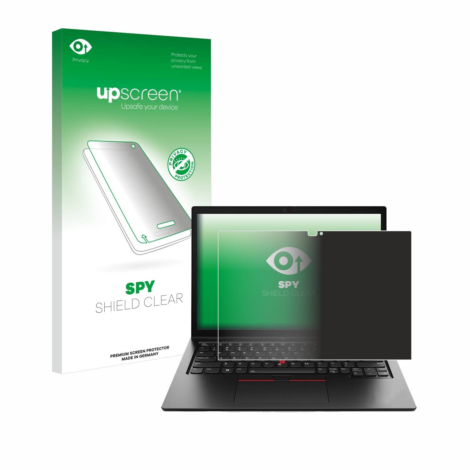 upscreen Spy Shield Sichtschutz-Folie für Lenovo ThinkPad L13 2-in-1 Gen 5