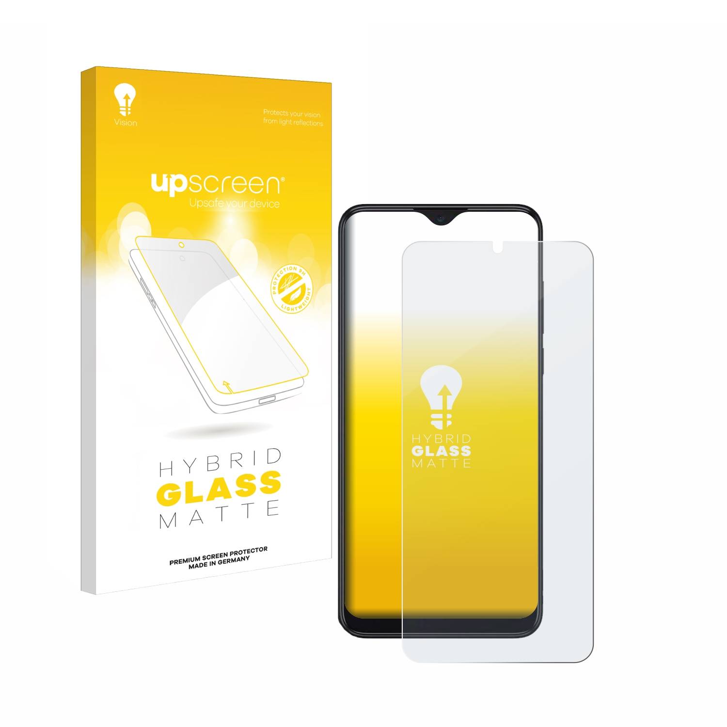 upscreen Hybrid Glas Matt Panzer-Folie für TCL 30 SE