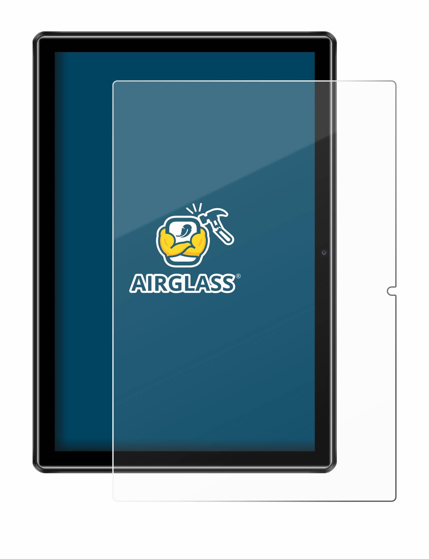 BROTECT AirGlass Glas Panzer-Folie für Doogee U9 - Schutzglas