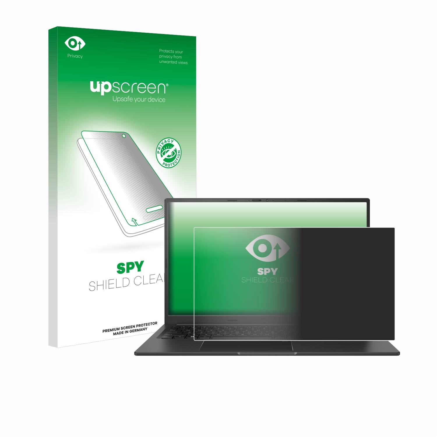 upscreen Spy Shield Sichtschutz-Folie für ASUS Vivobook 15X OLED K3504