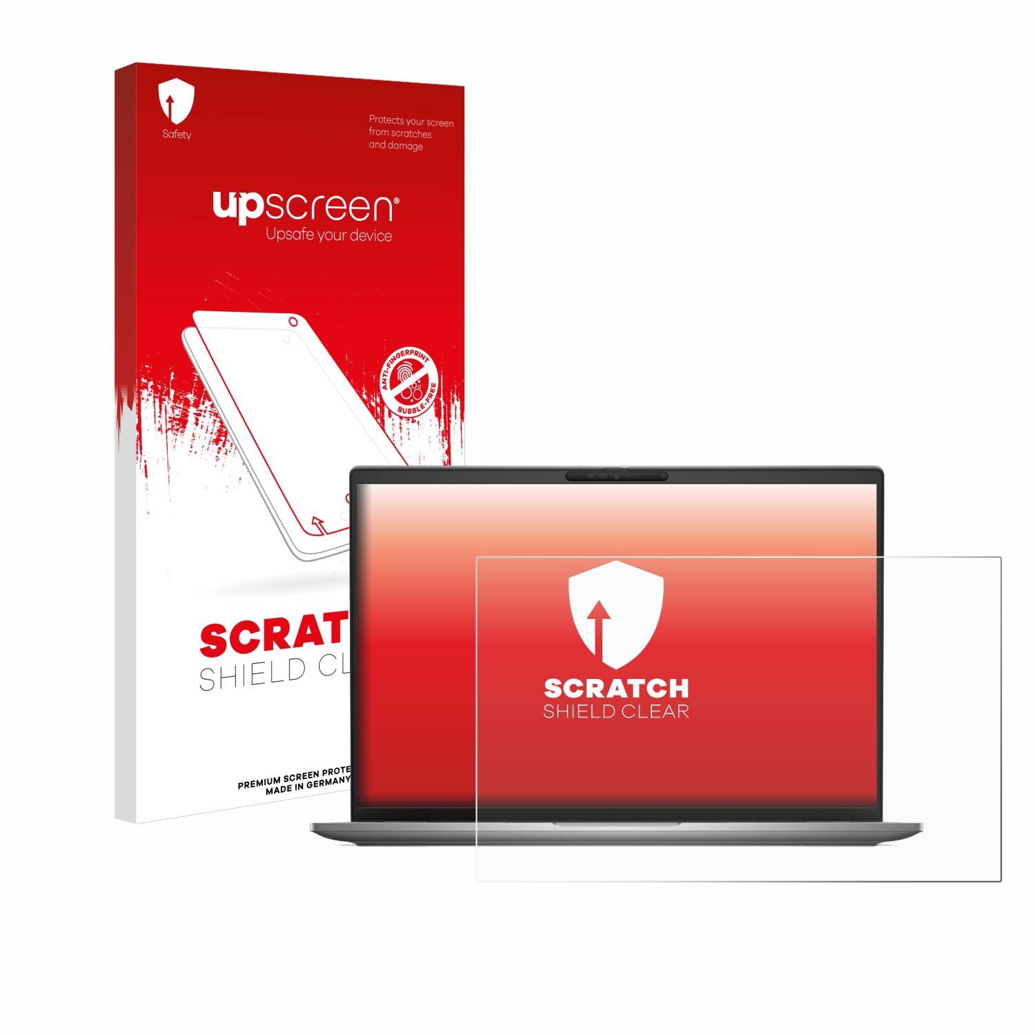 upscreen Schutzfolie für Dell Latitude 7650 Laptop Kratzschutz Anti-Fingerprint Klar