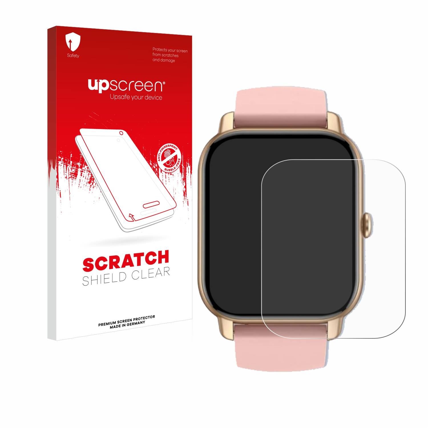 upscreen Scratch Shield Schutzfolie für Sross Smartwatch 1.83