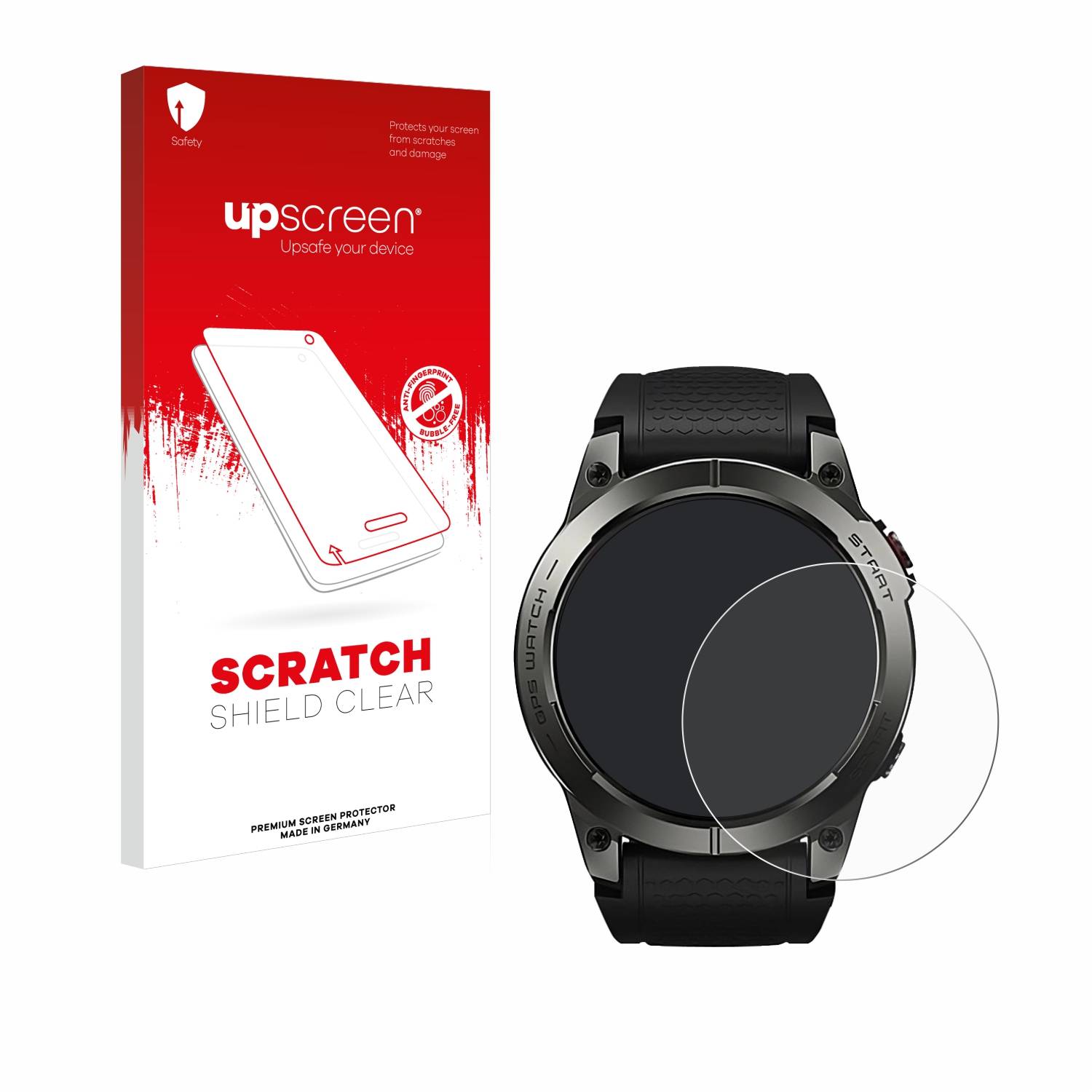 upscreen Scratch Shield Schutzfolie für Zeblaze Stratos 3