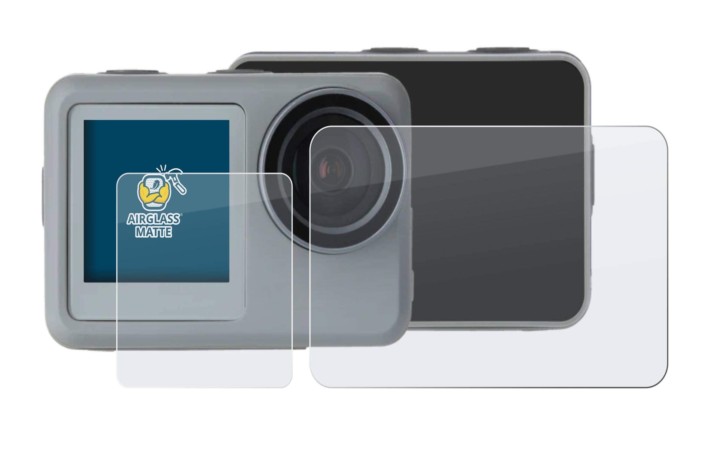 BROTECT AirGlass Flexible Schutz Glas Folie für Rollei Actioncam 9s Plus Matt Entspiegelt