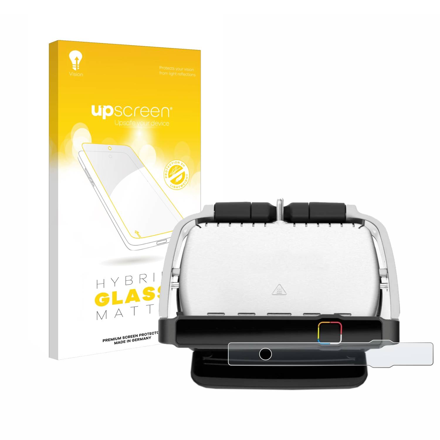 upscreen Flexible Schutz Glas Folie für Tefal OptiGrill Elite Schutzglas 9H Hybridglas Matt Entspiegelt