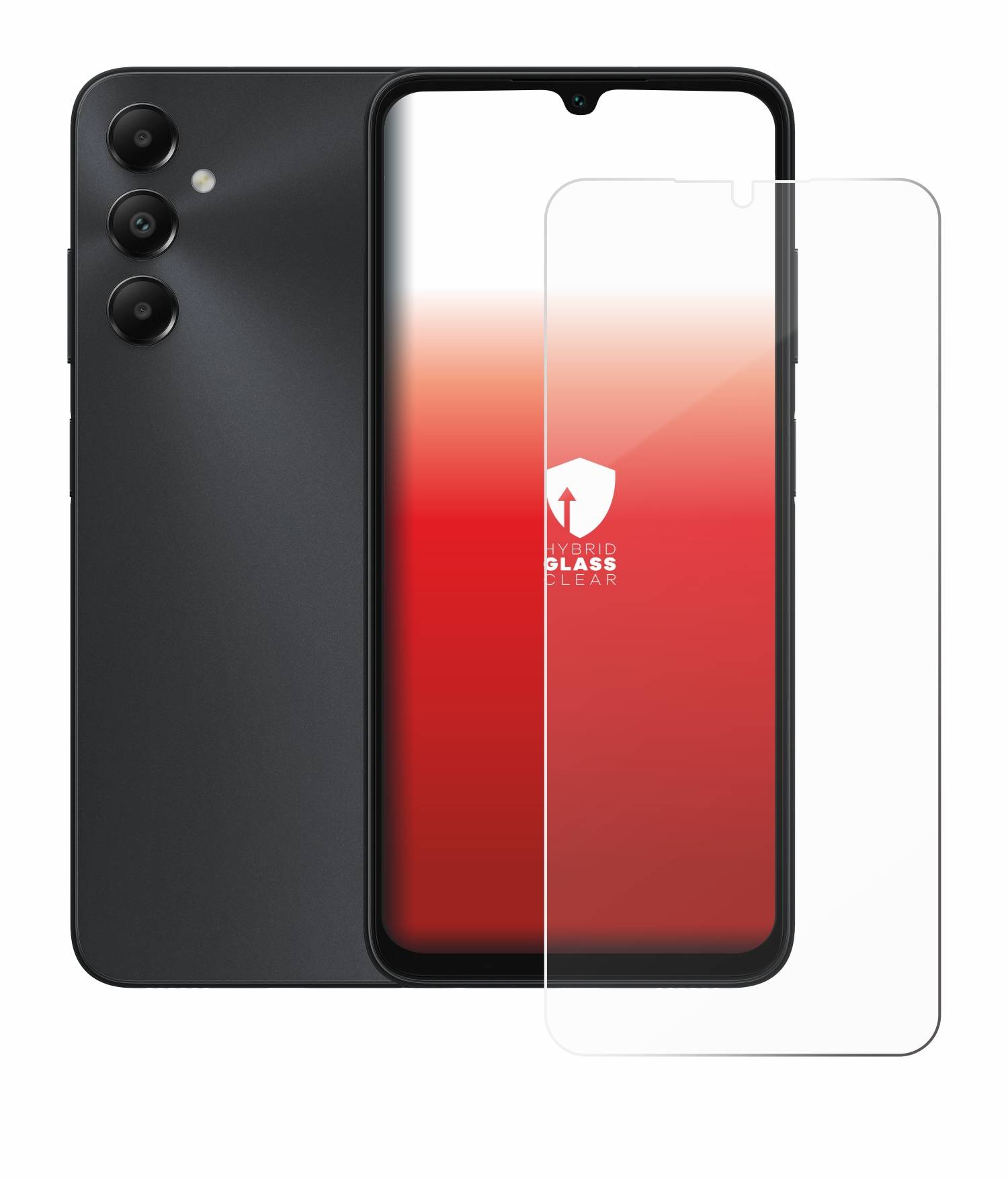 upscreen Hybrid Glas Schutz-Folie für Samsung Galaxy A05s