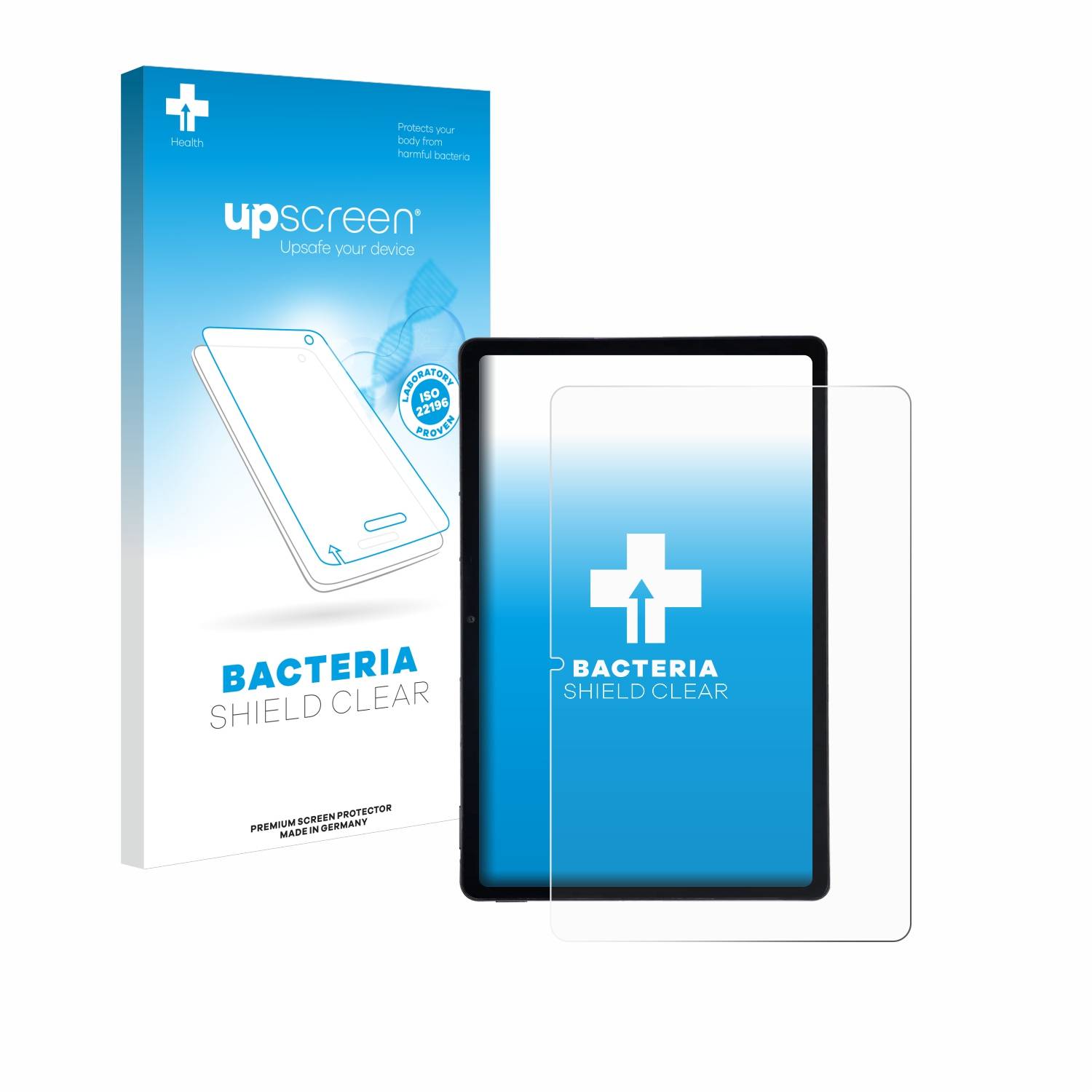 upscreen Bacteria Shield Schutzfolie für AGM Pad P2 - Antibakteriell