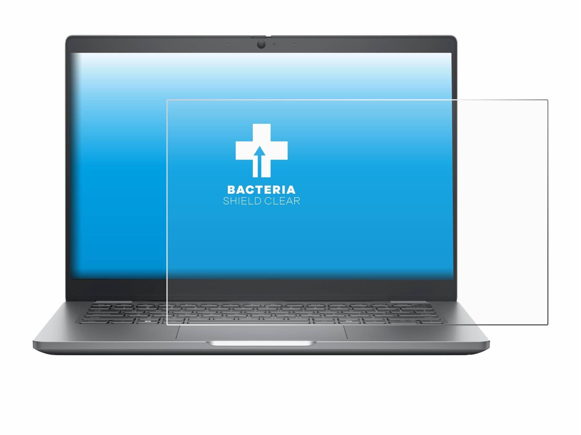 upscreen Schutzfolie für Dell Latitude 5350 Laptop Antibakterielle Folie Klar Anti-Kratzer