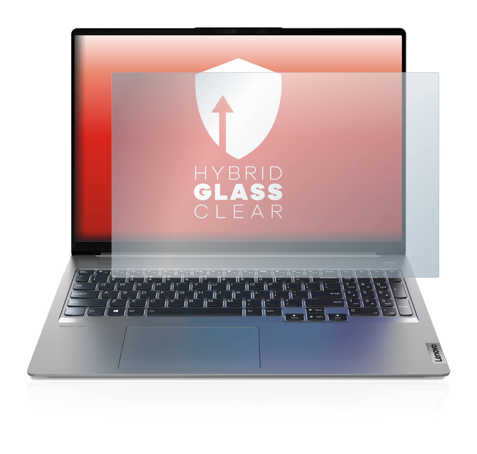 upscreen Hybrid Glas Panzer-Folie für Lenovo IdeaPad 5 Pro 16 (6. Gen.)