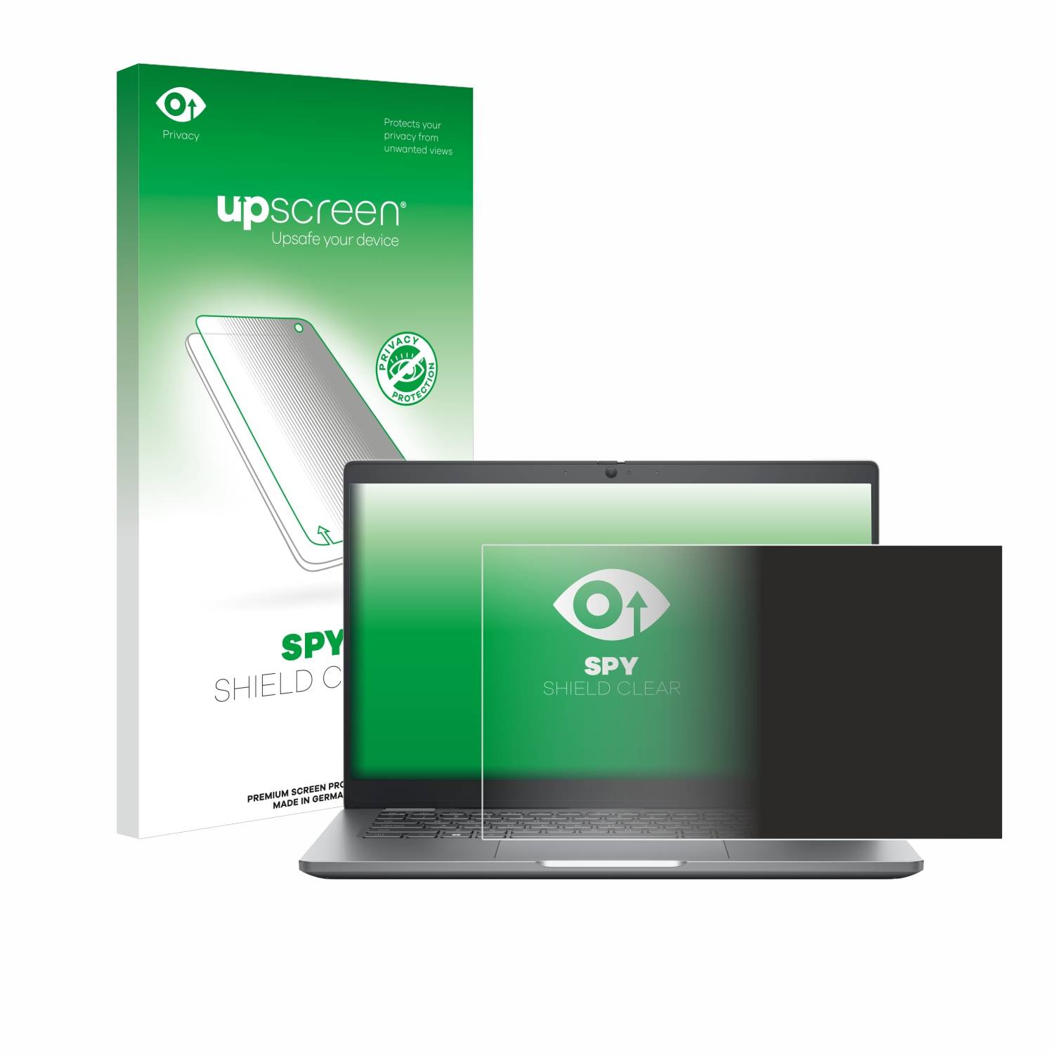 upscreen Blickschutzfolie für Dell Latitude 5350 Laptop Anti-Spy Privacy Blaulichtschutz Sichtschutzfolie