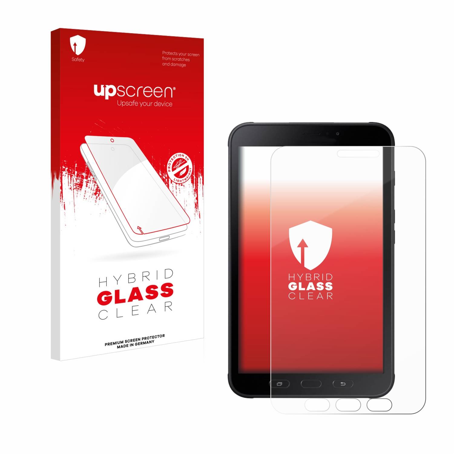 upscreen Hybrid Glas Schutz-Folie für Samsung Galaxy Tab Active 2 SM-T395