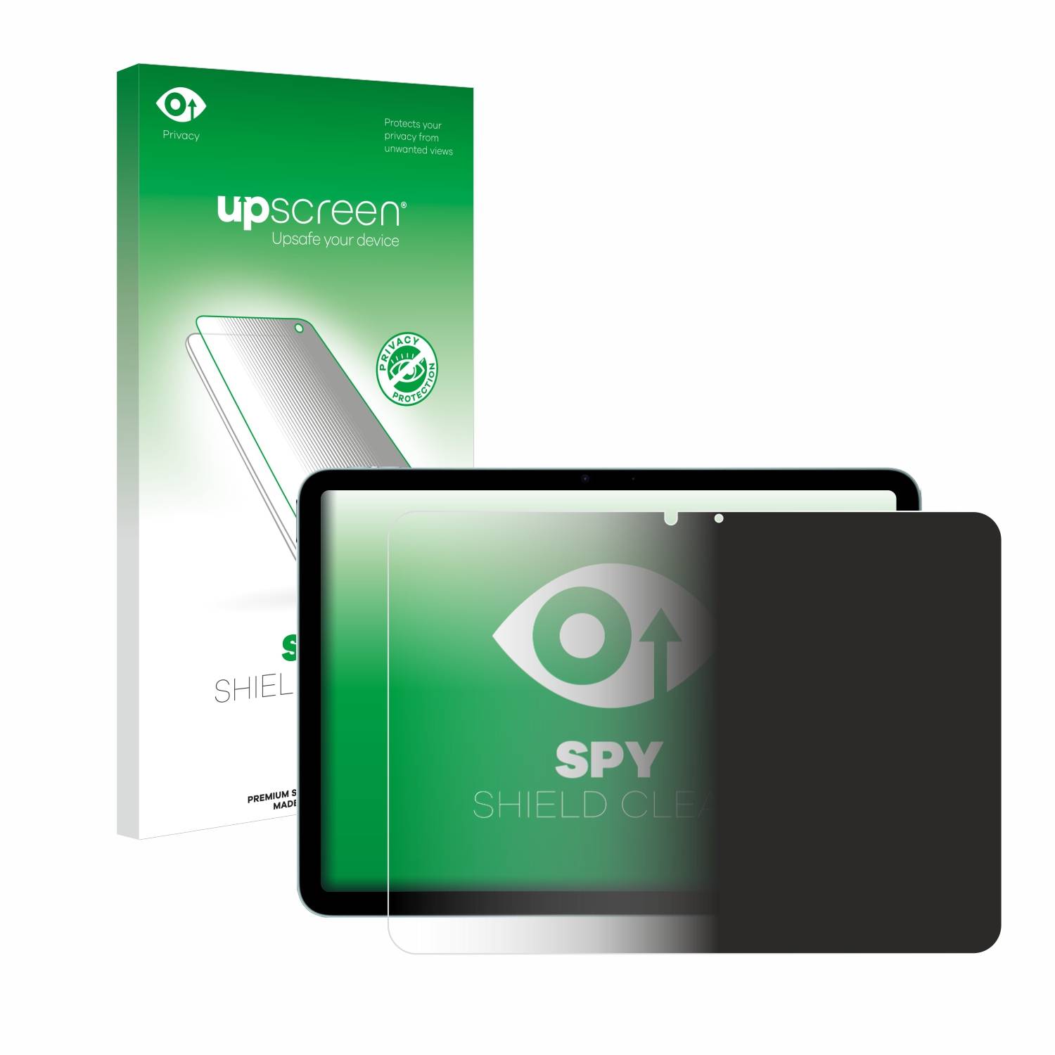 upscreen Spy Shield Sichtschutz-Folie für Apple iPad Air 11 WiFi Cellular 2024 (im Querformat)