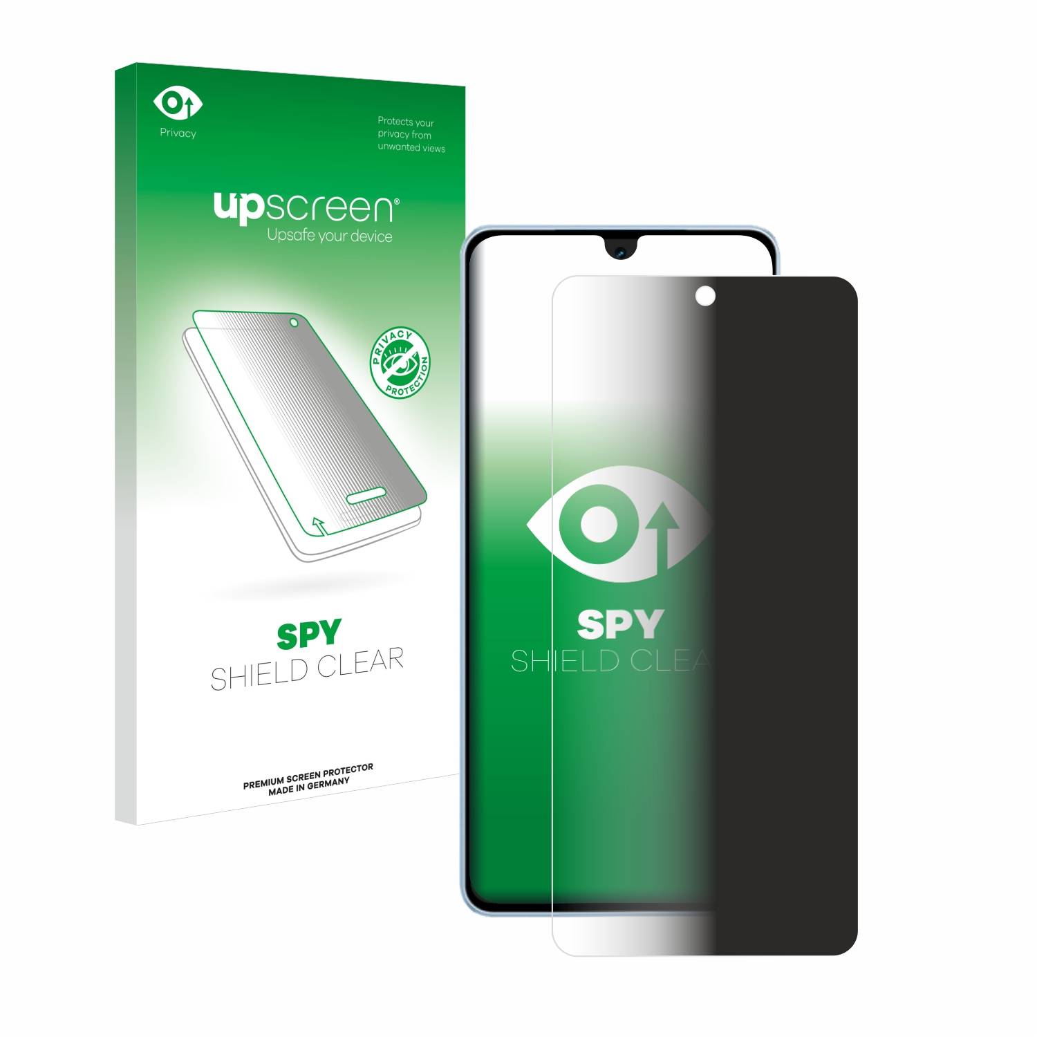 upscreen Spy Shield Sichtschutz-Folie für Vivo iQOO Neo 9 Pro