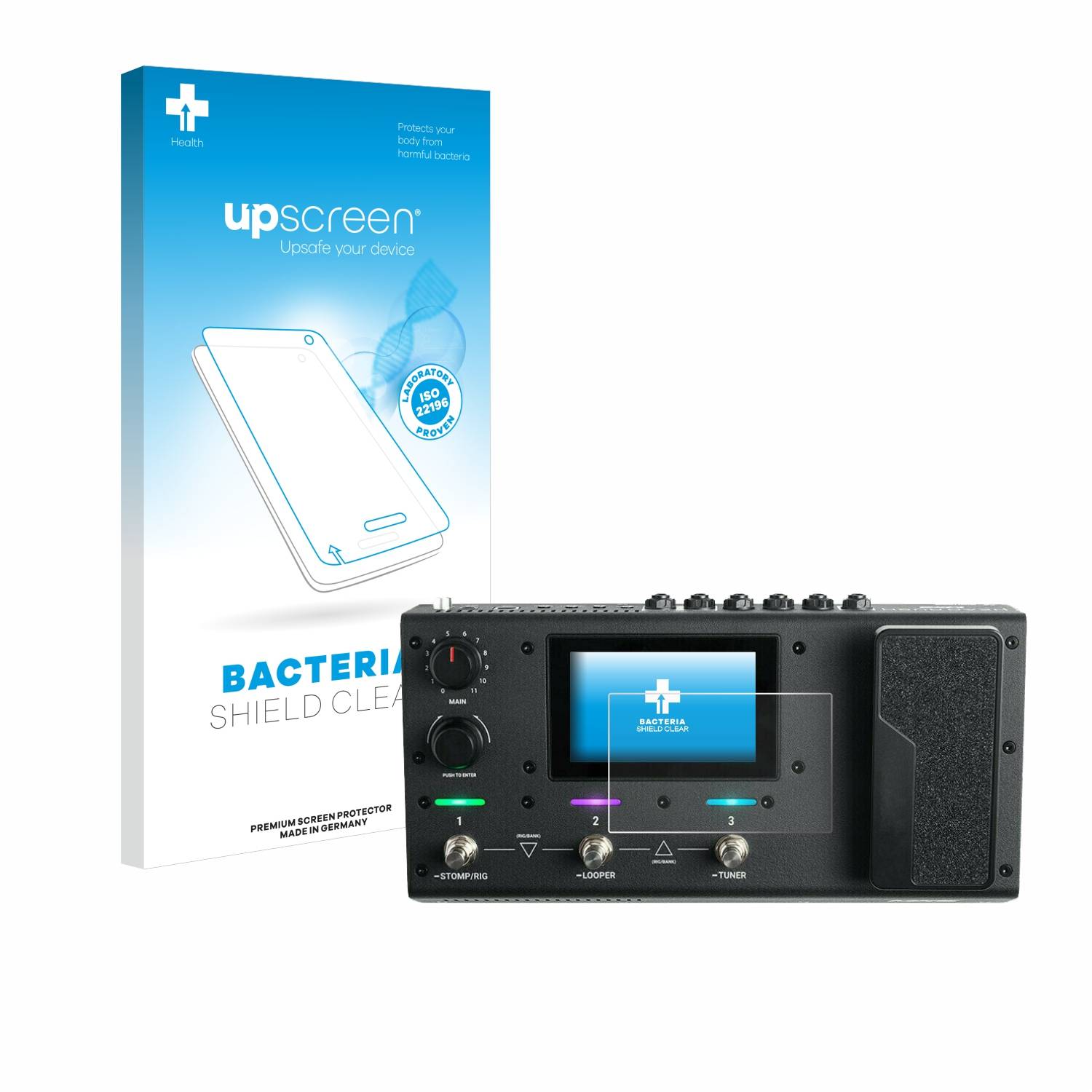 upscreen Bacteria Shield Schutzfolie für Headrush MX5 - Antibakteriell