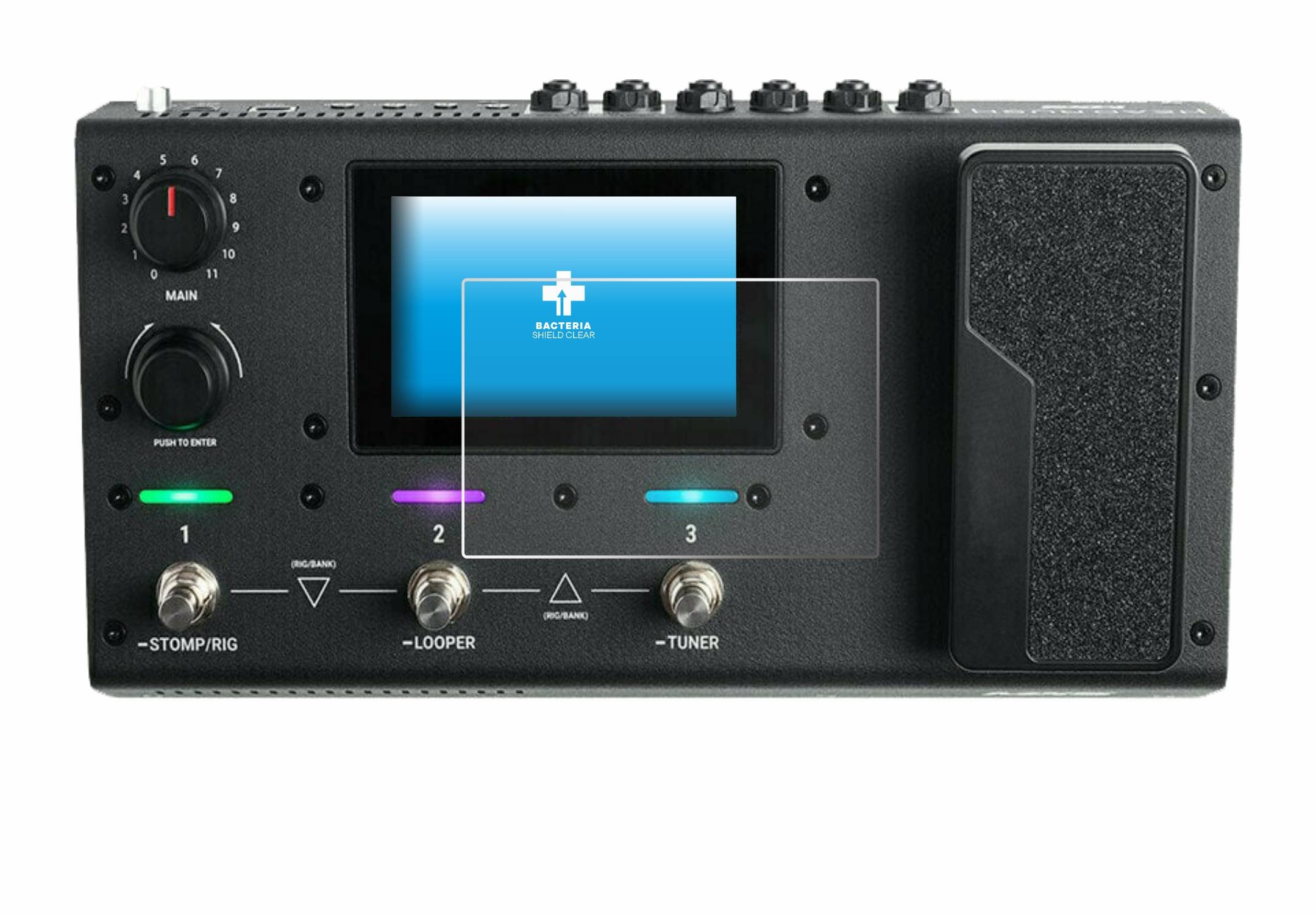 upscreen Bacteria Shield Schutzfolie für Headrush MX5 - Antibakteriell