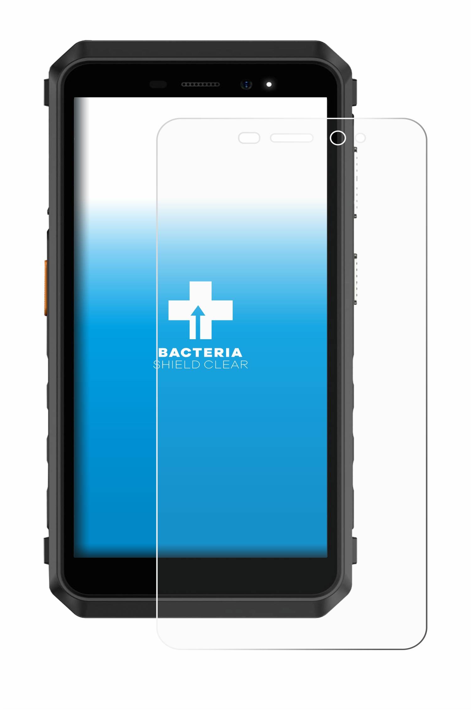 upscreen Bacteria Shield Schutzfolie für Ulefone Power Armor X11 Pro - Antibakteriell