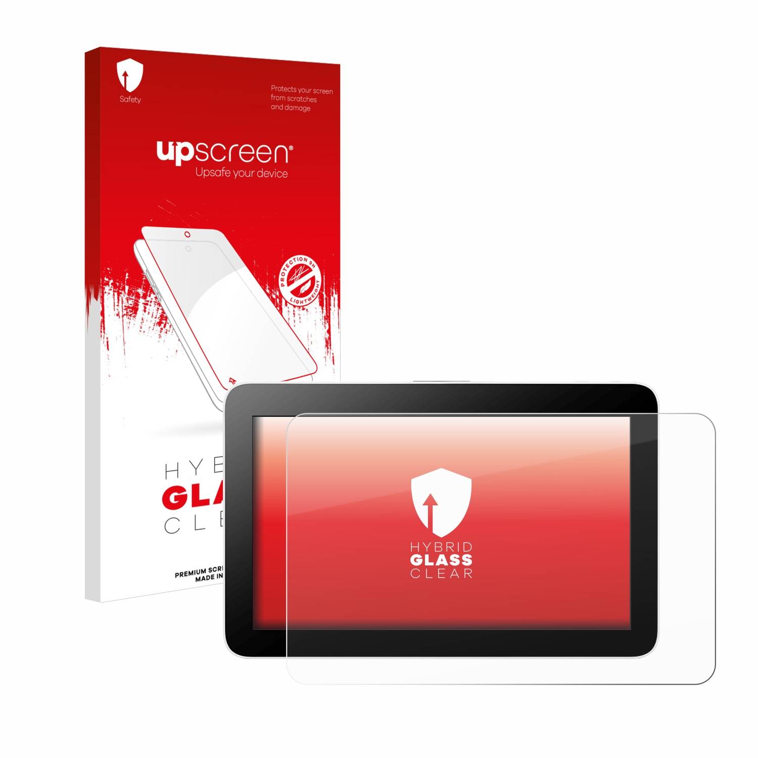 upscreen Flexible Schutz Glas Folie für Wacom One 12 Schutzglas 9H Hybridglas Klar
