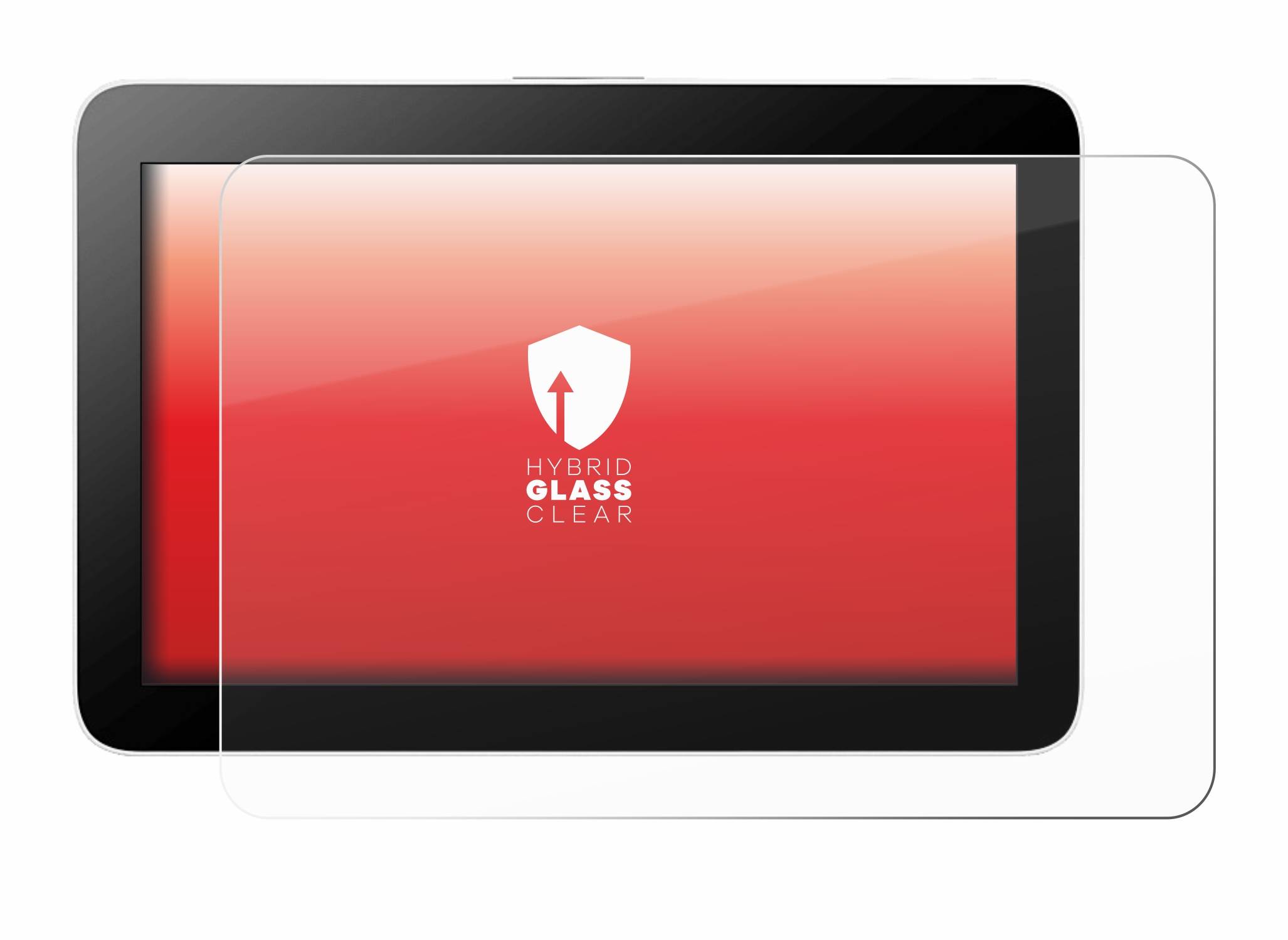 upscreen Flexible Schutz Glas Folie für Wacom One 12 Schutzglas 9H Hybridglas Klar