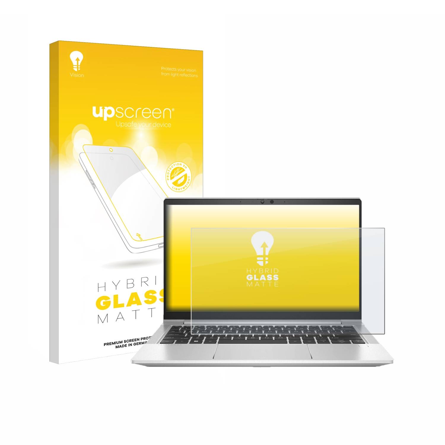 upscreen Hybrid Glas Matt Schutz-Folie für HP EliteBook 630 G9