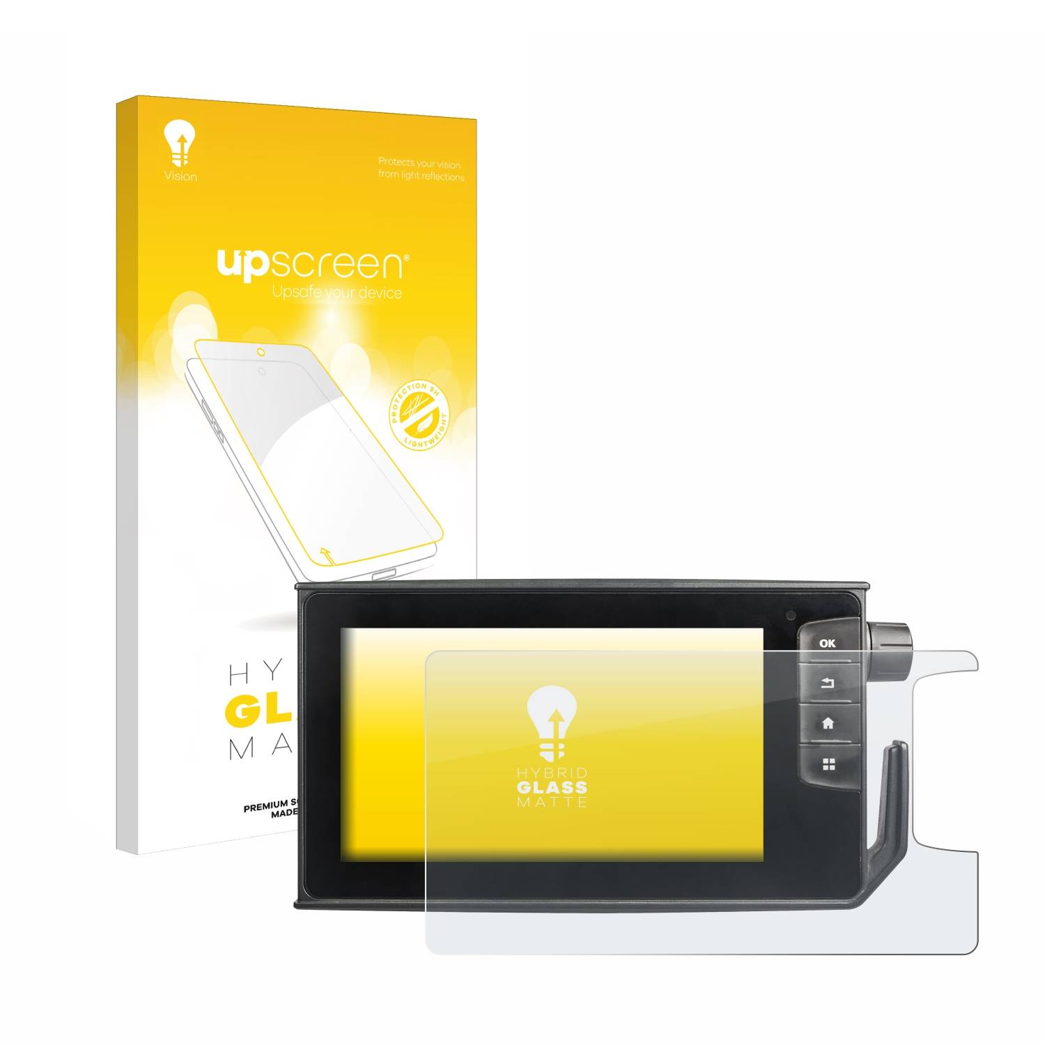 upscreen Flexible Schutz Glas Folie für Valtra SmartTouch Terminal Schutzglas 9H Hybridglas Matt Entspiegelt