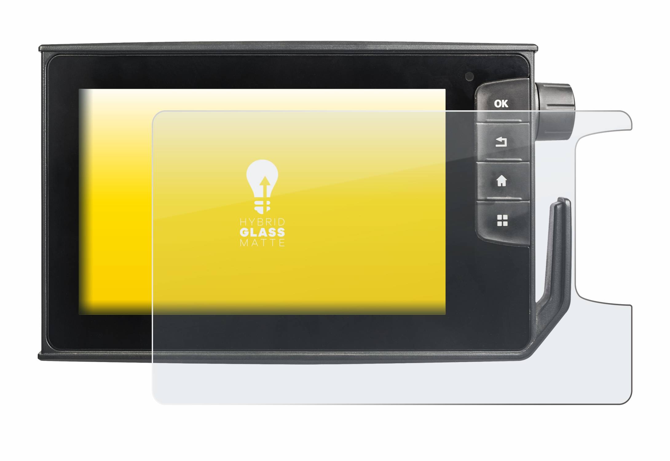 upscreen Flexible Schutz Glas Folie für Valtra SmartTouch Terminal Schutzglas 9H Hybridglas Matt Entspiegelt