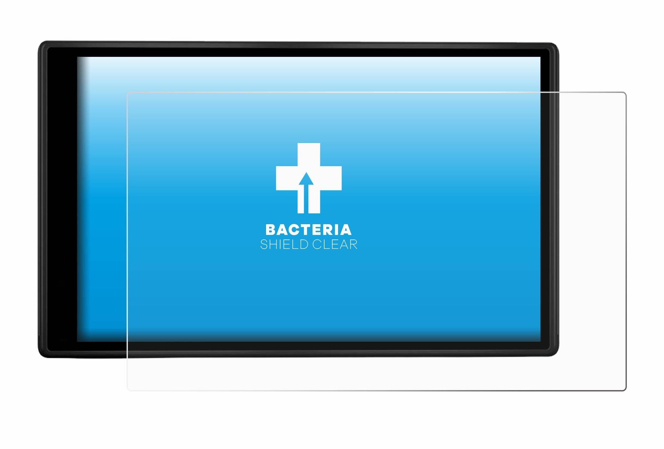 upscreen Bacteria Shield Schutzfolie für Garmin dezl LGV500 - Antibakteriell