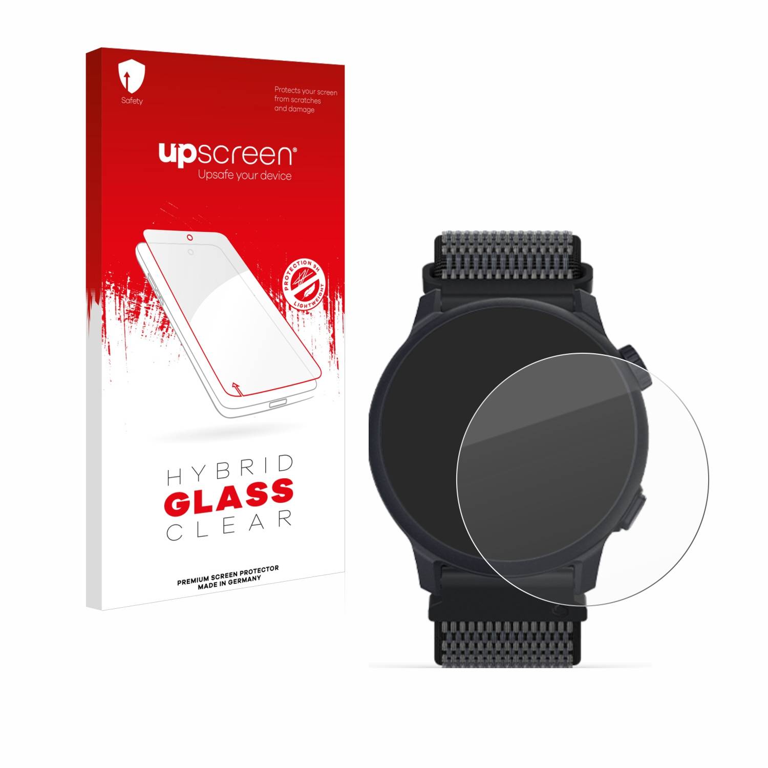 upscreen Flexible Schutz Glas Folie für Coros Pace 2 Schutzglas 9H Hybridglas Klar