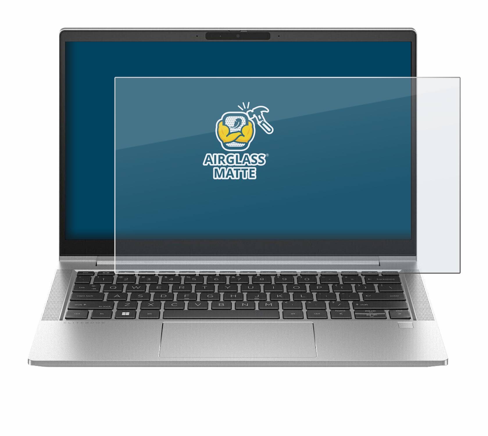 BROTECT AirGlass Matt Glas Schutz Folie für HP EliteBook 630 G10