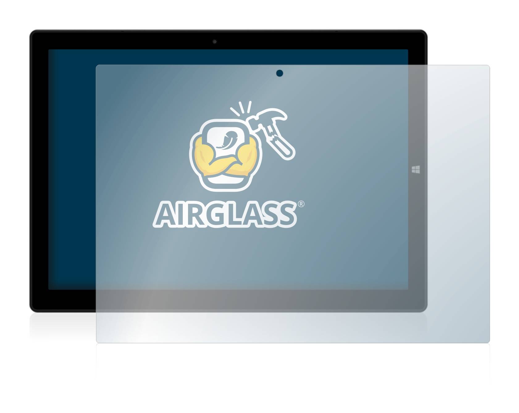 BROTECT AirGlass Flexible Schutz Glas Folie für Chuwi UBook Pro Klar Transparent