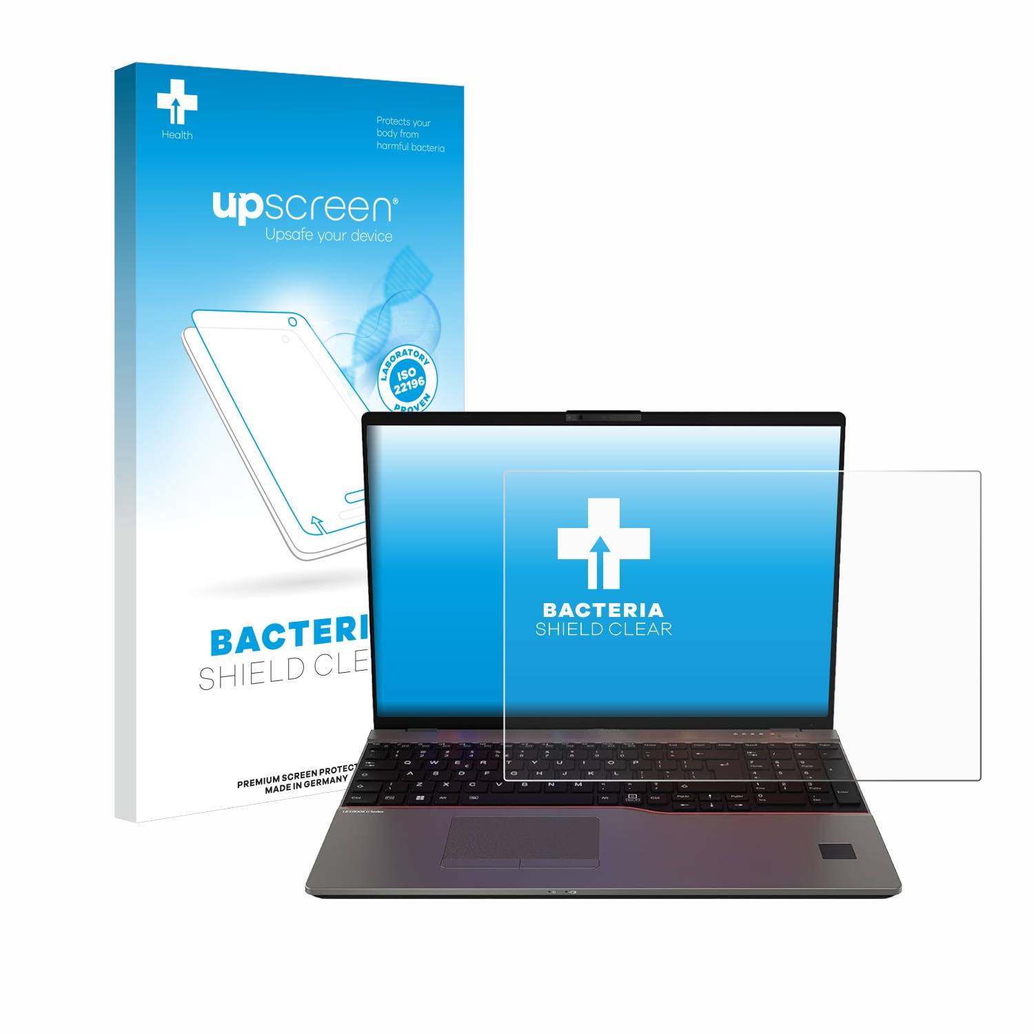 upscreen Bacteria Shield Schutzfolie für Fujitsu Lifebook U7413 - Antibakteriell